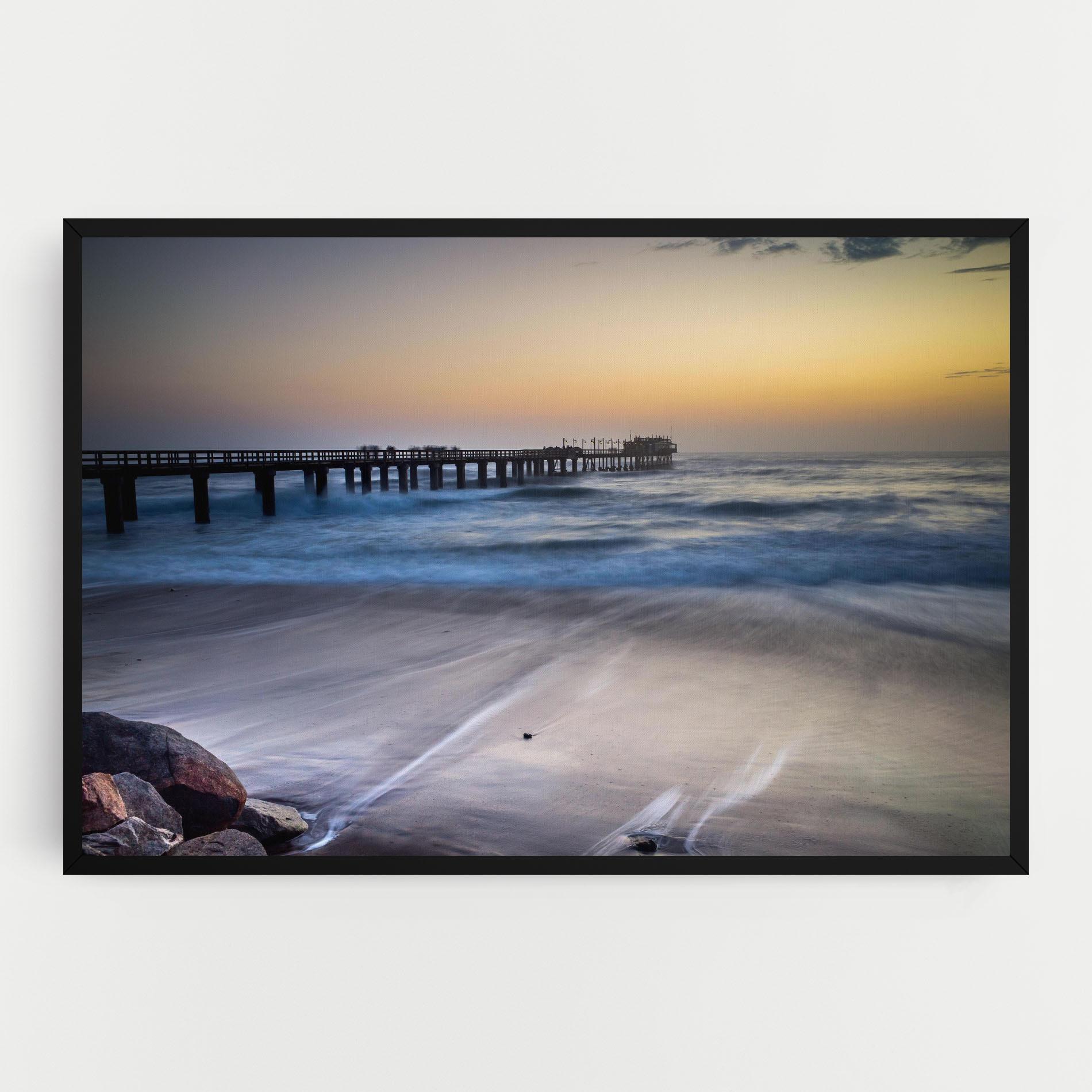 Tablou Canvas Empty Pretty Beach mockup 0