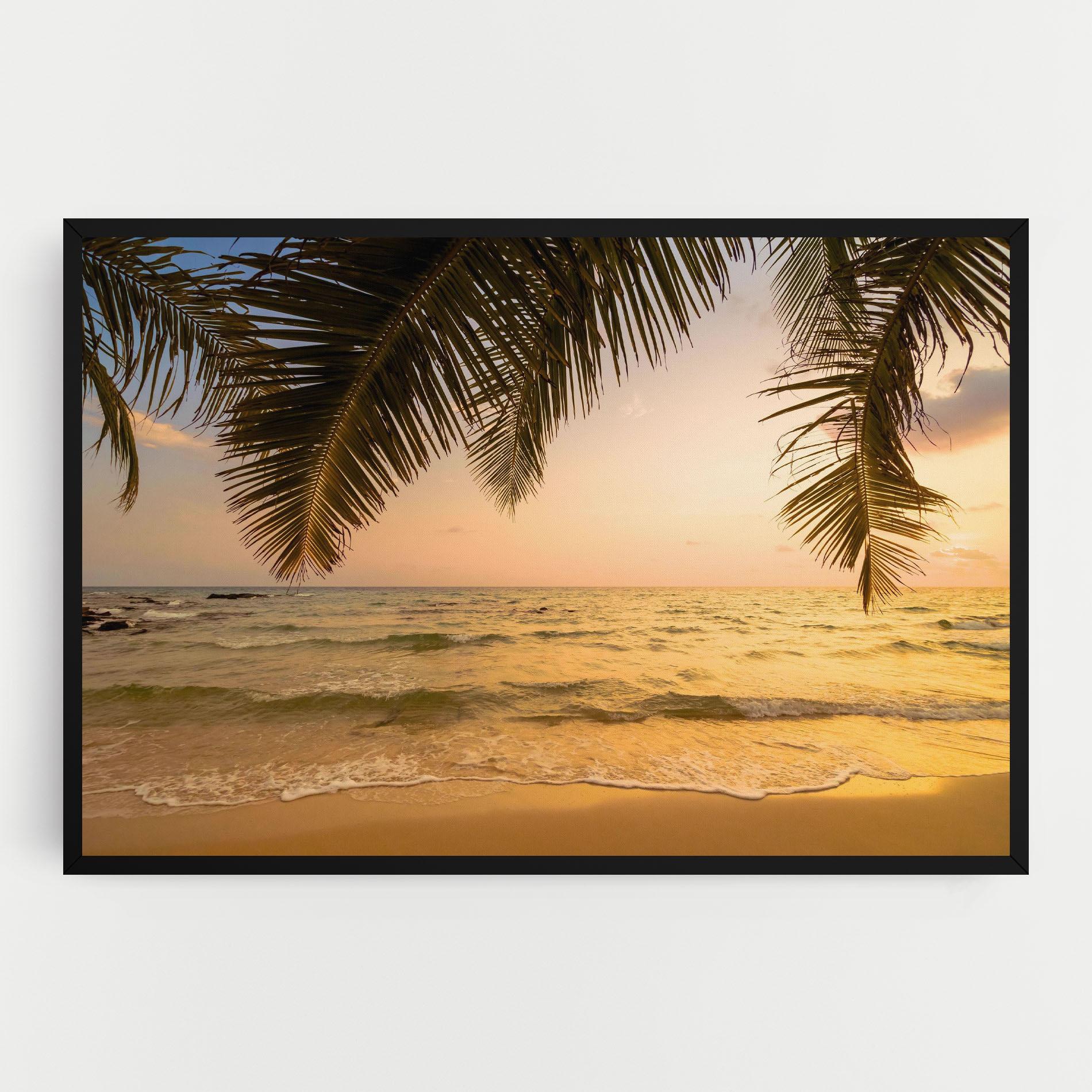 Tablou Canvas Paradise Island mockup 0