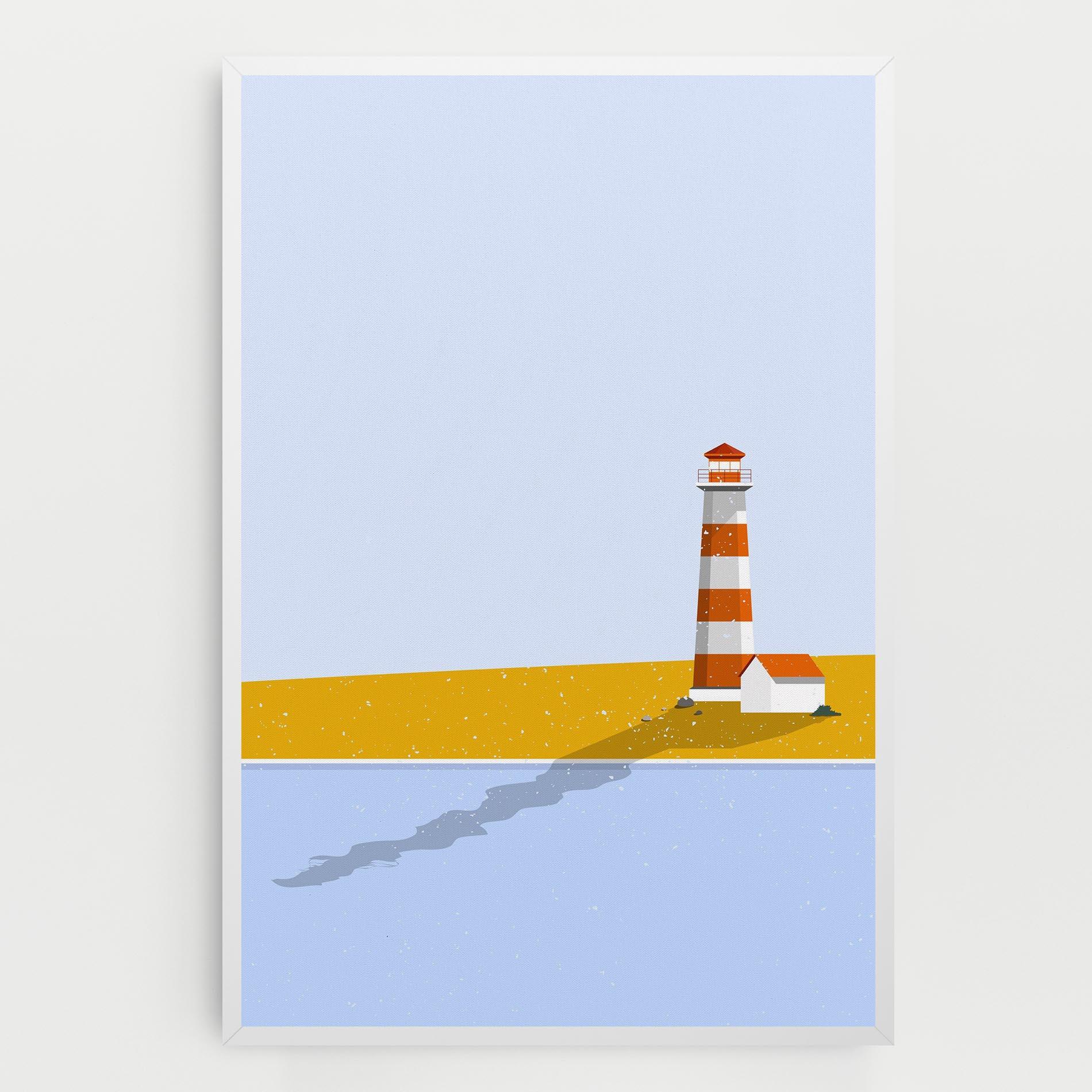 Tablou Canvas Beach Tower mockup 0