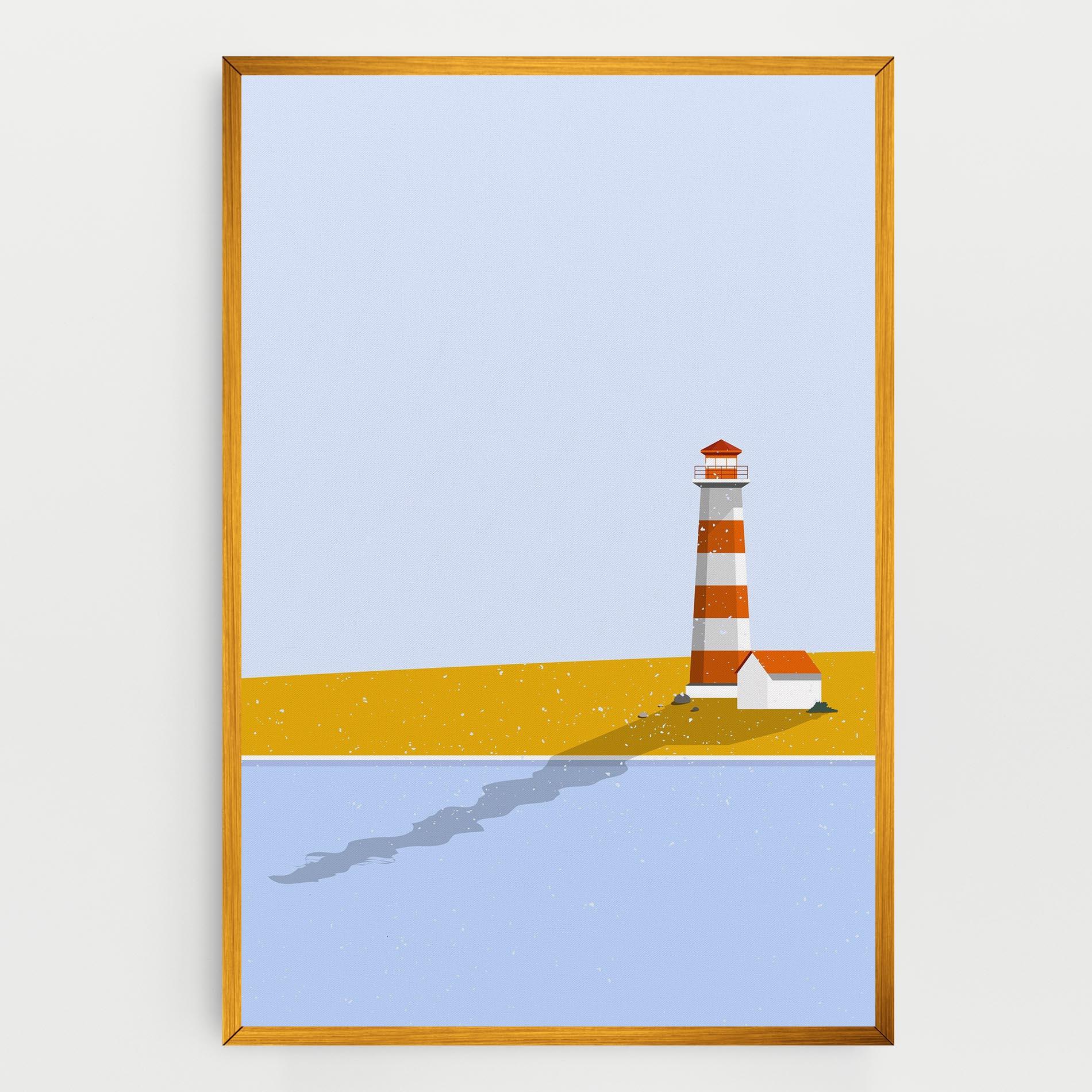 Tablou Canvas Beach Tower mockup 0