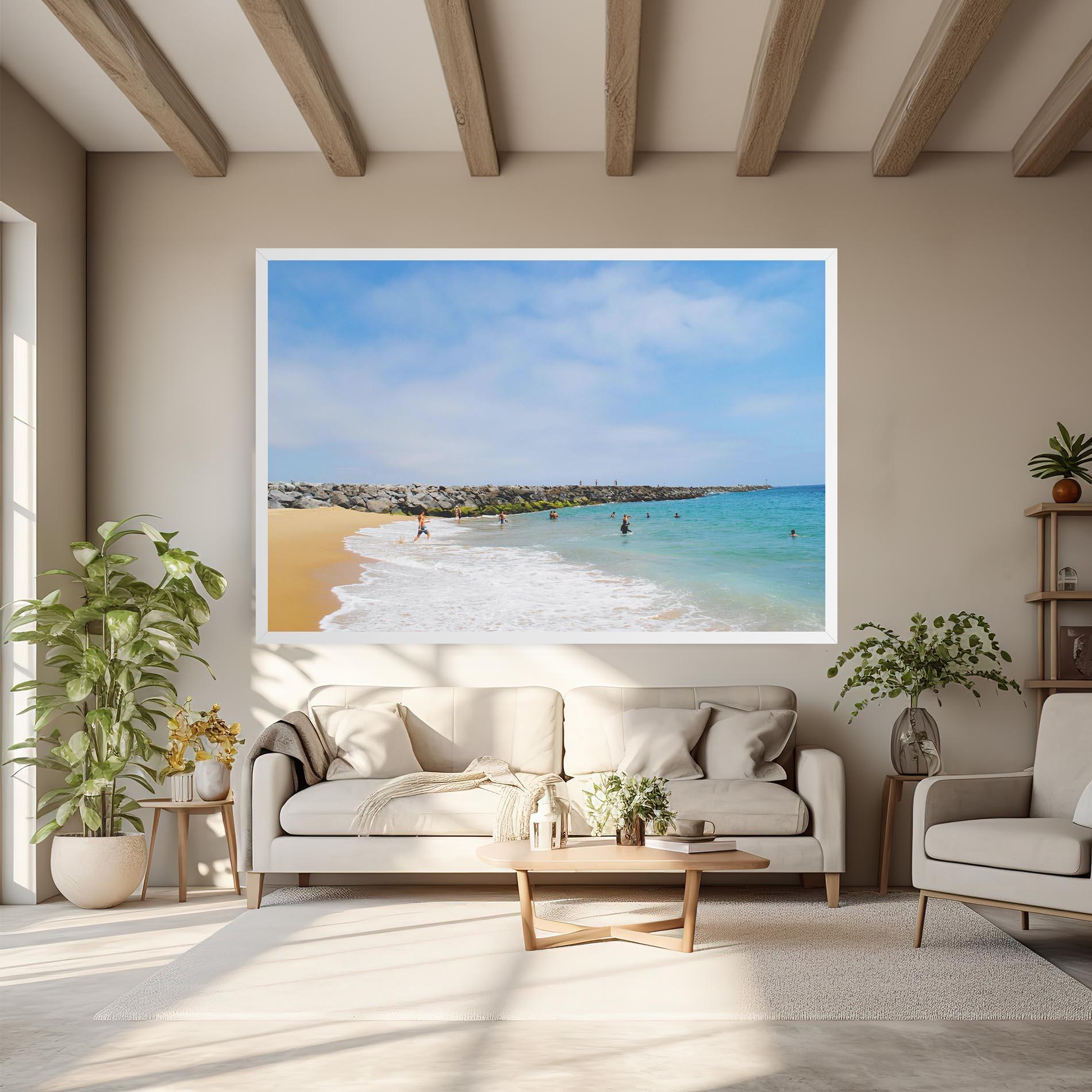 Tablou Canvas At The Beach mockup 6