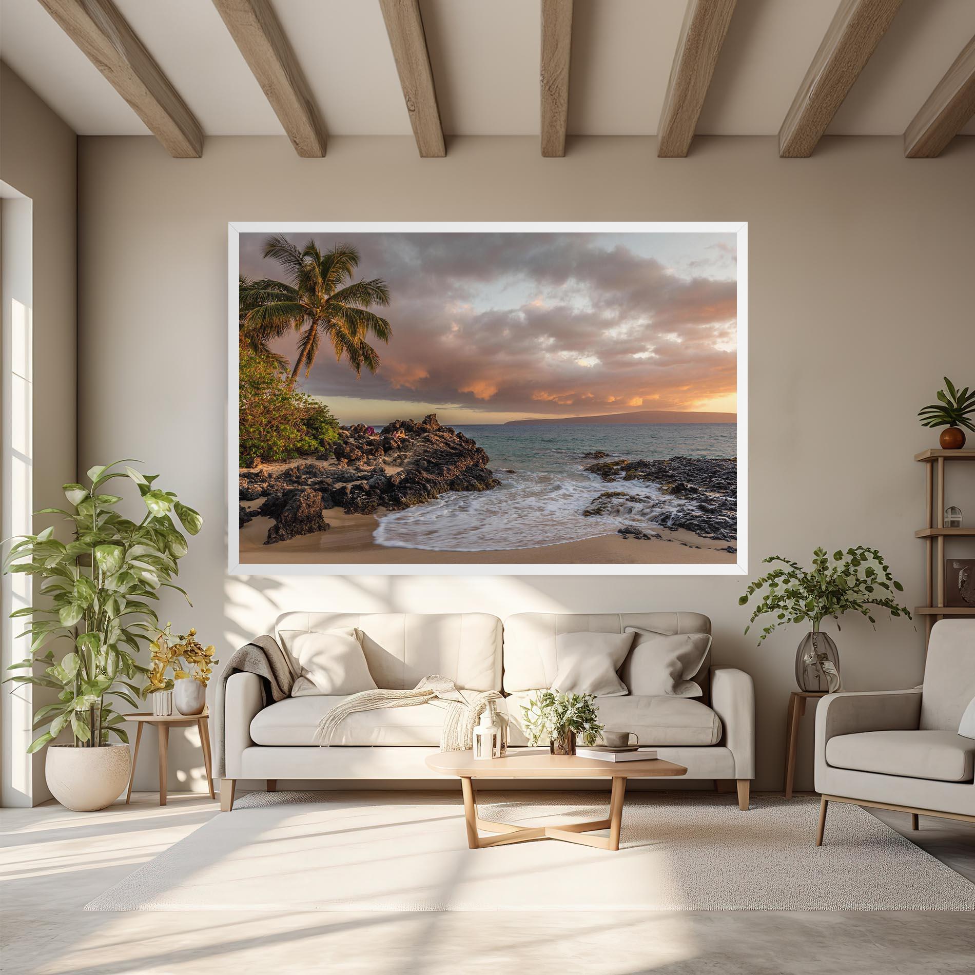 Tablou Canvas Beautiful Beach Landscape mockup 6