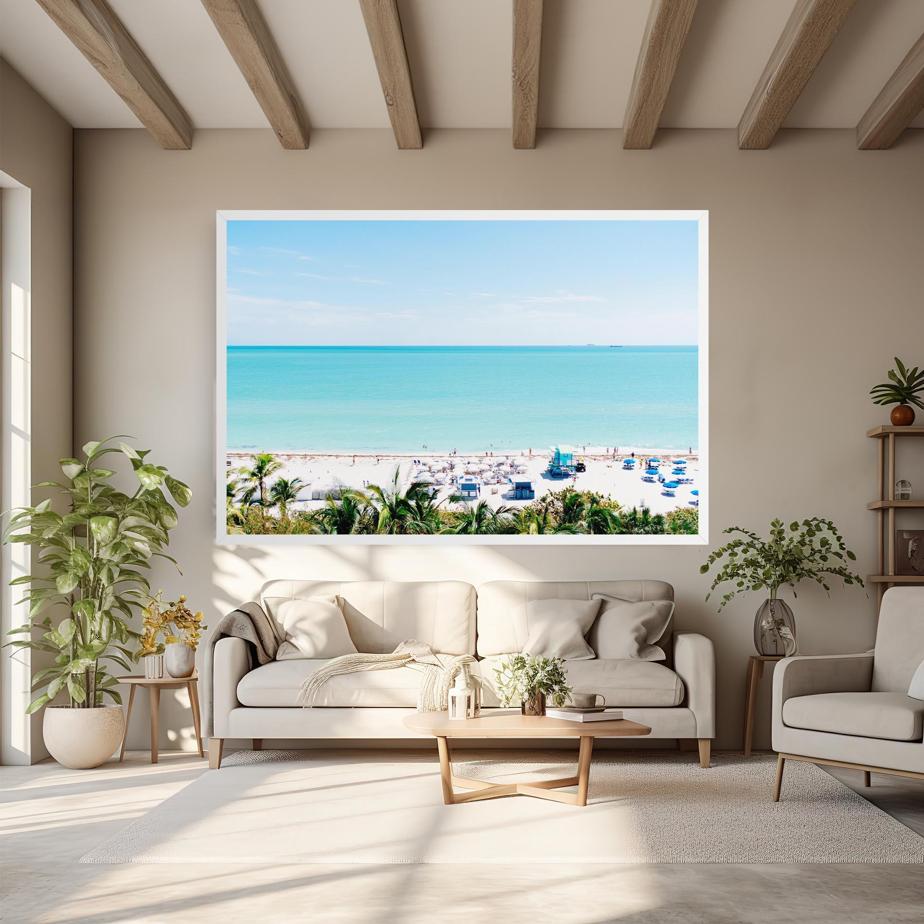 Tablou Canvas Blue Clear Water mockup 6