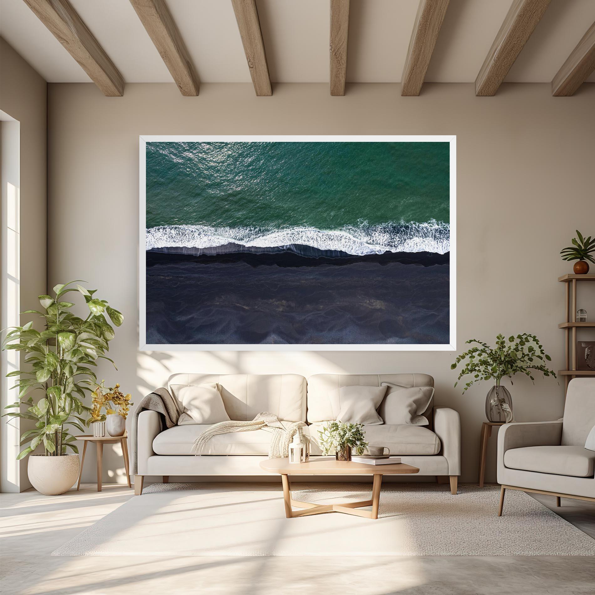 Tablou Canvas Green Blue Beach mockup 6