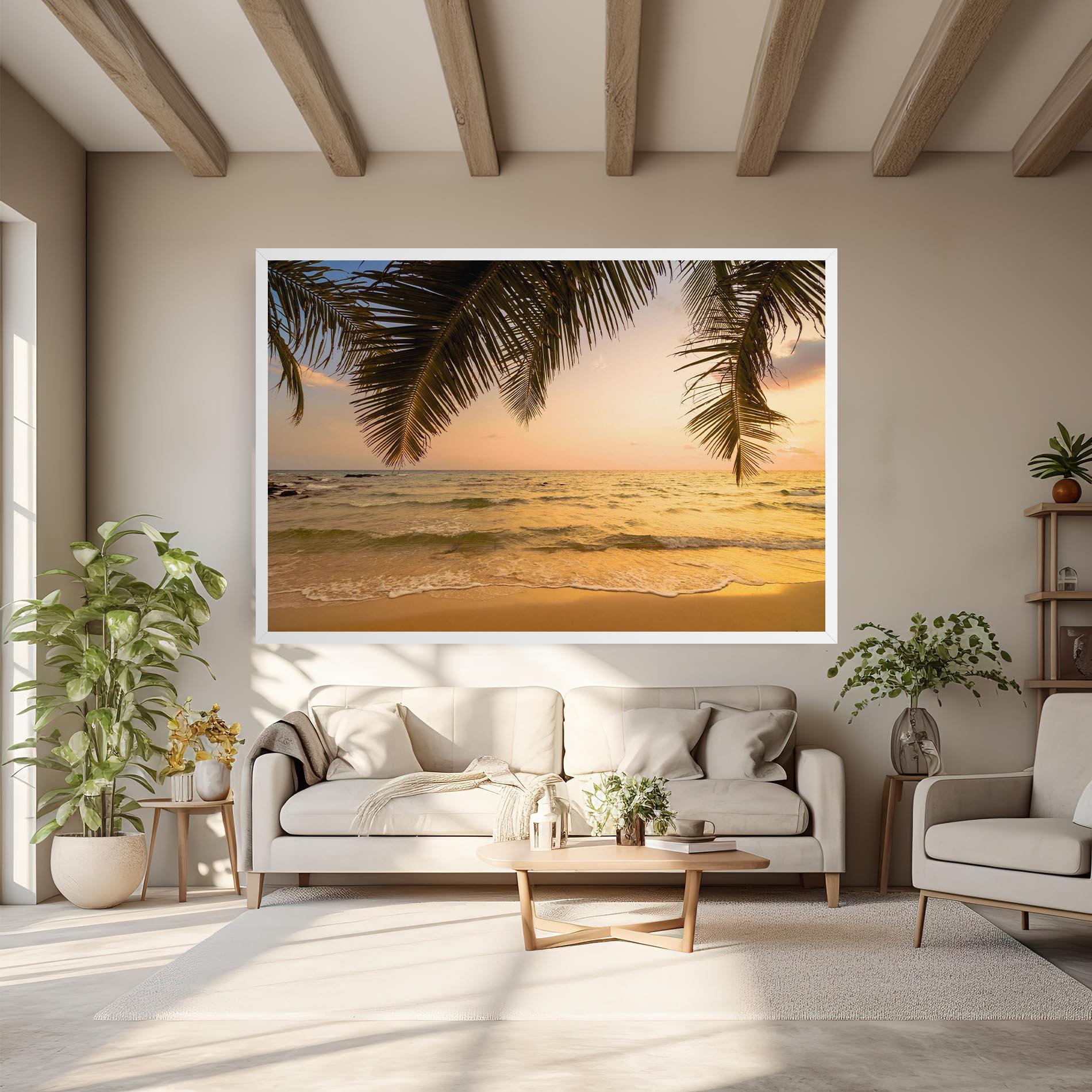 Tablou Canvas Paradise Island mockup 6
