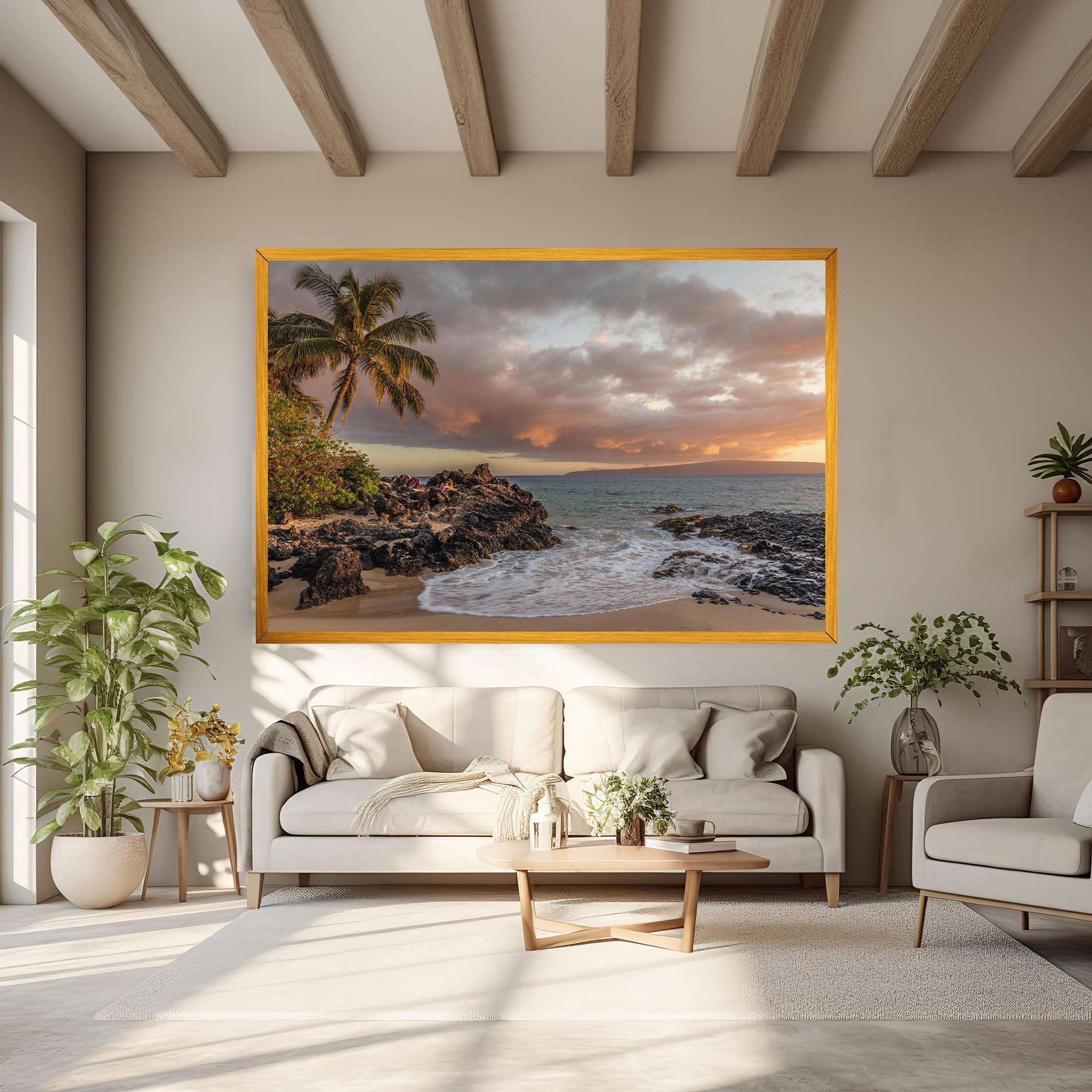 Tablou Canvas Beautiful Beach Landscape mockup 6