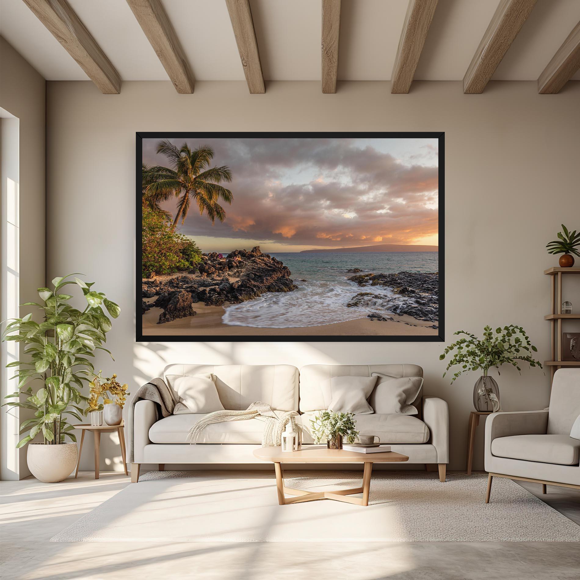 Tablou Canvas Beautiful Beach Landscape mockup 6