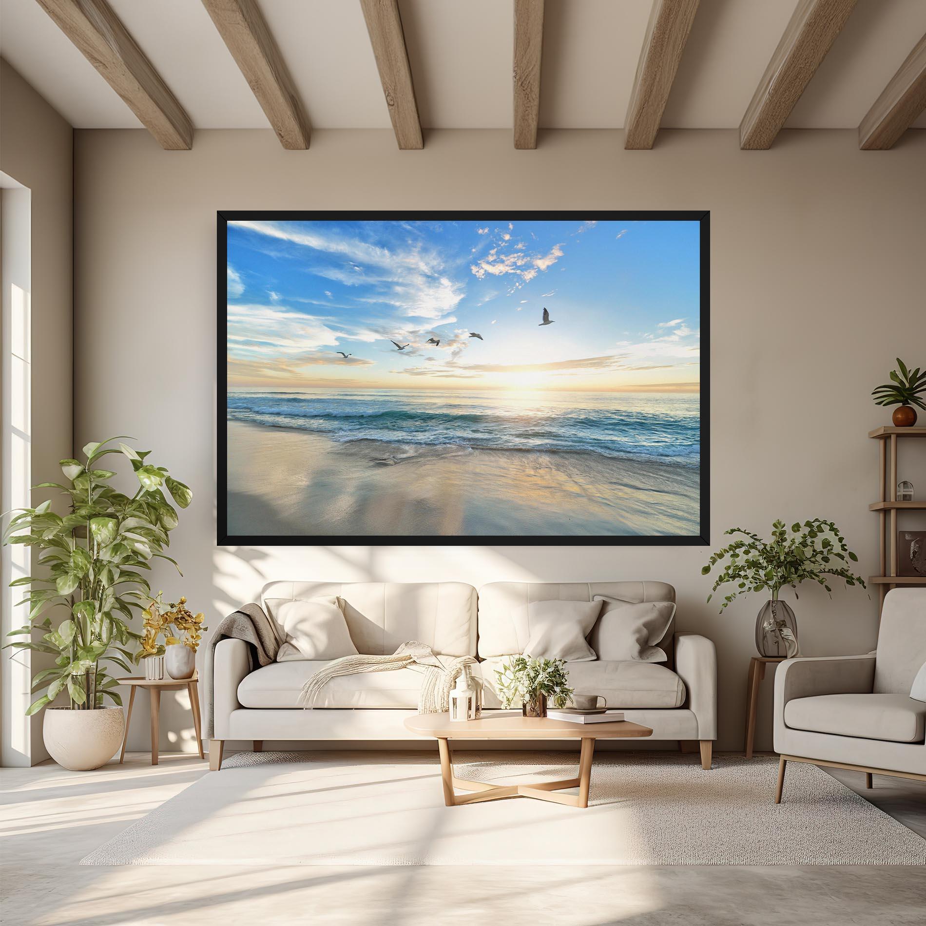 Tablou Canvas Beautiful Beach mockup 6