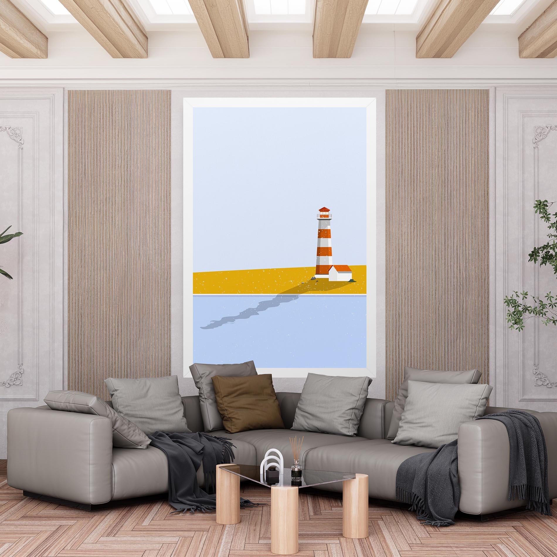 Tablou Canvas Beach Tower mockup 6