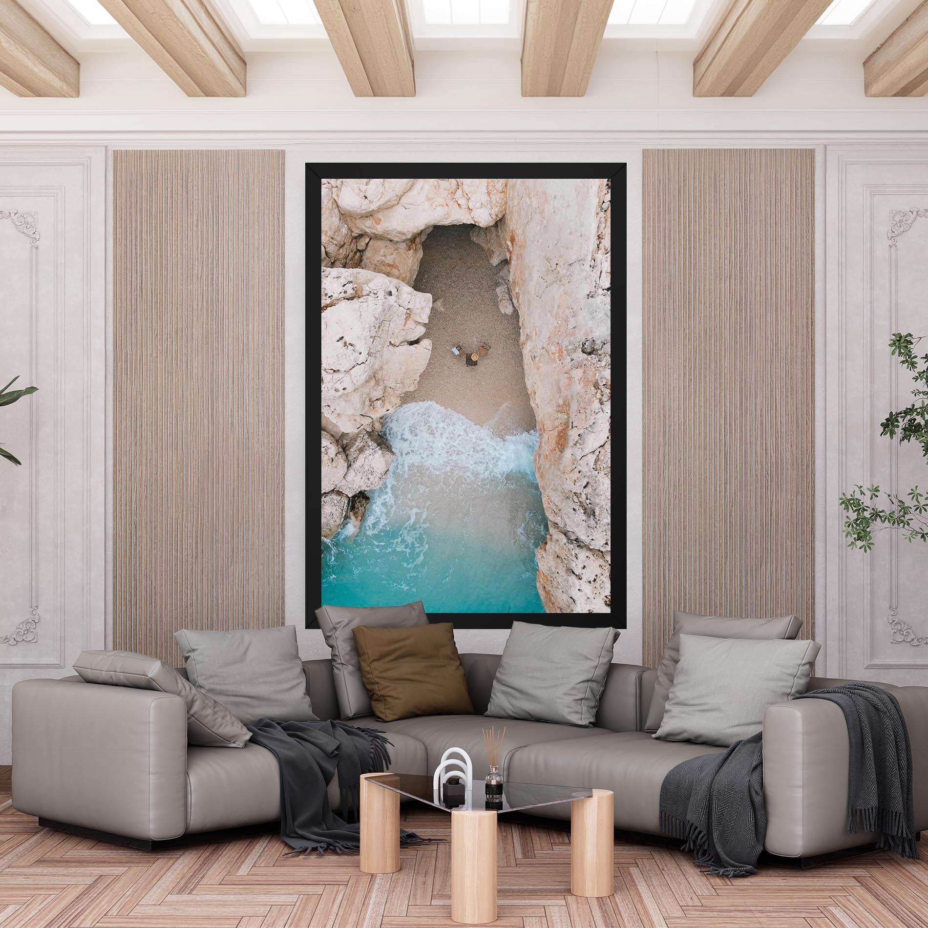 Tablou Canvas Private White Cave mockup 6