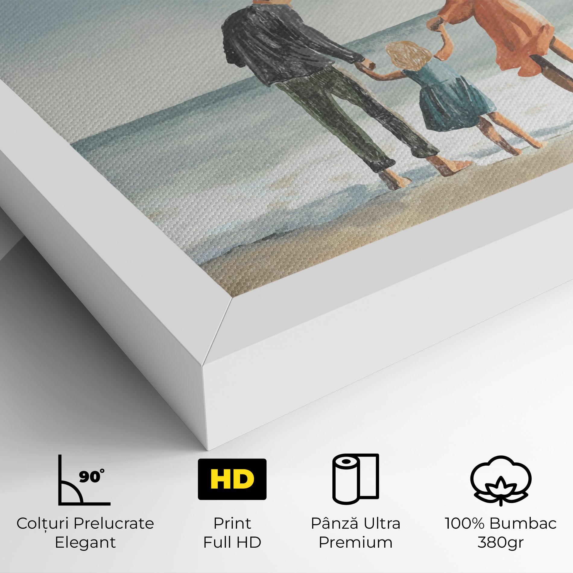 Tablou Canvas Beach Family mockup 4