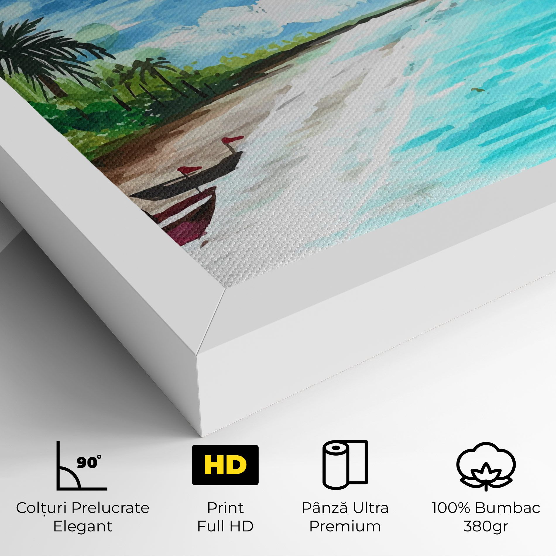 Beach Painting Art mockup 4