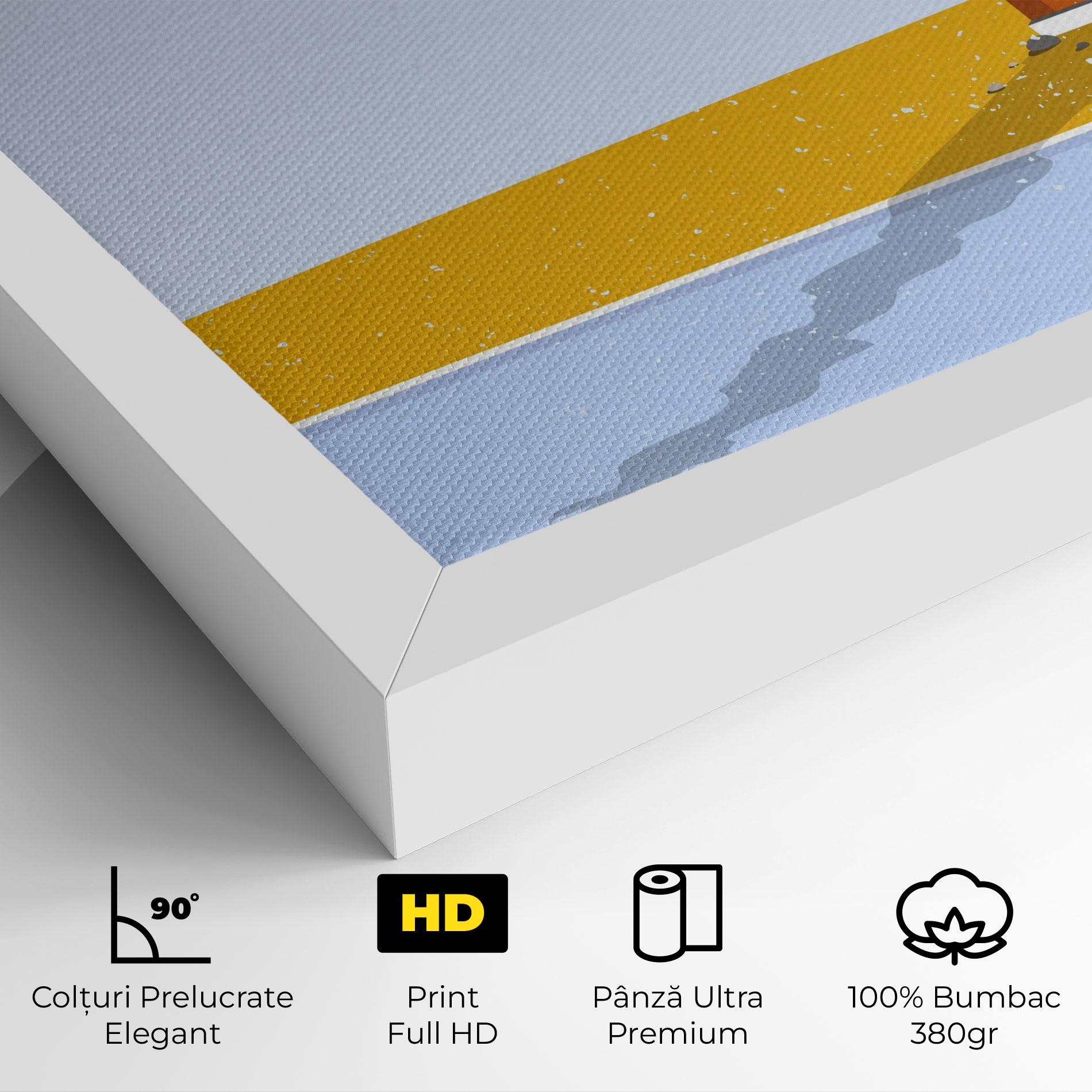 Tablou Canvas Beach Tower mockup 4