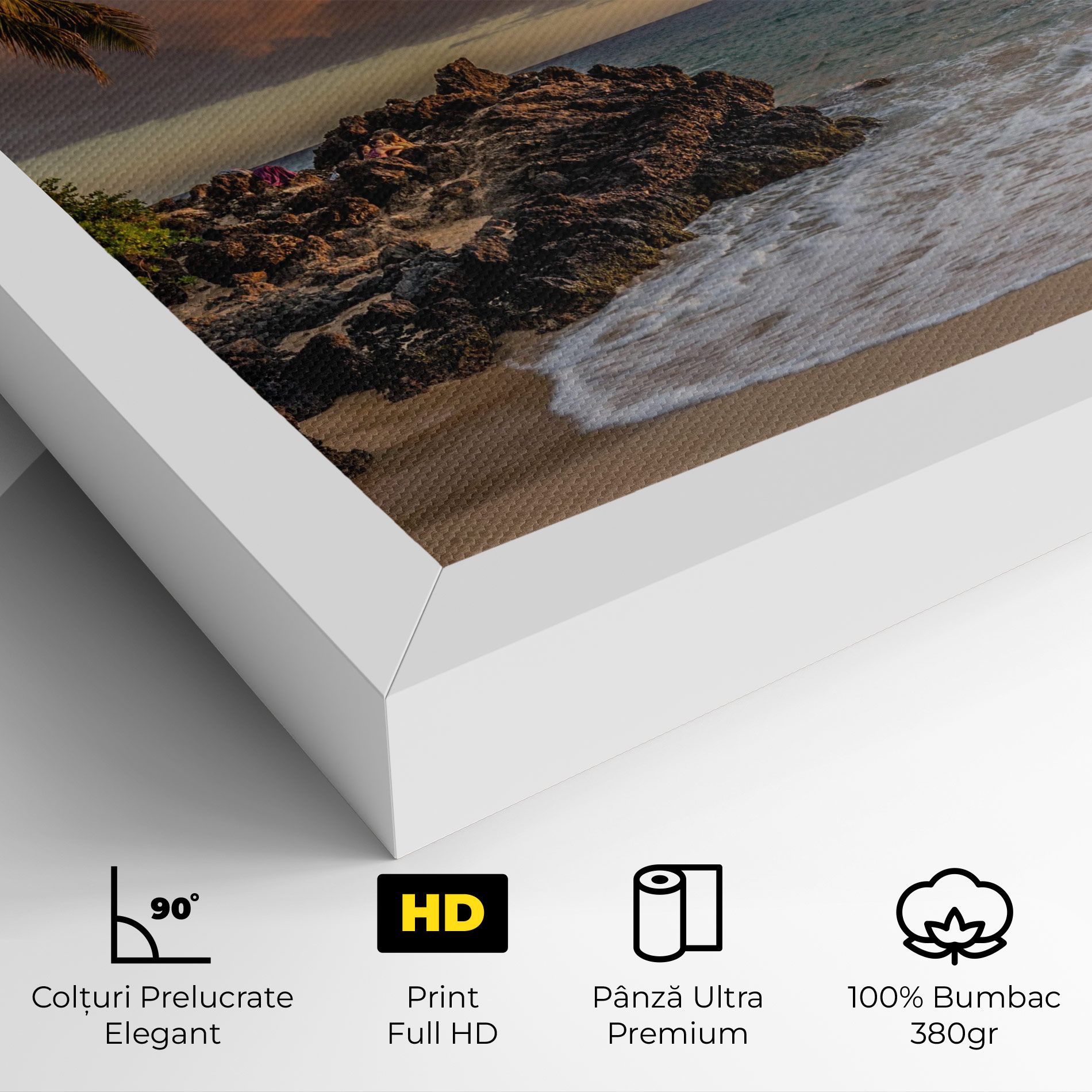 Beautiful Beach Landscape mockup 4
