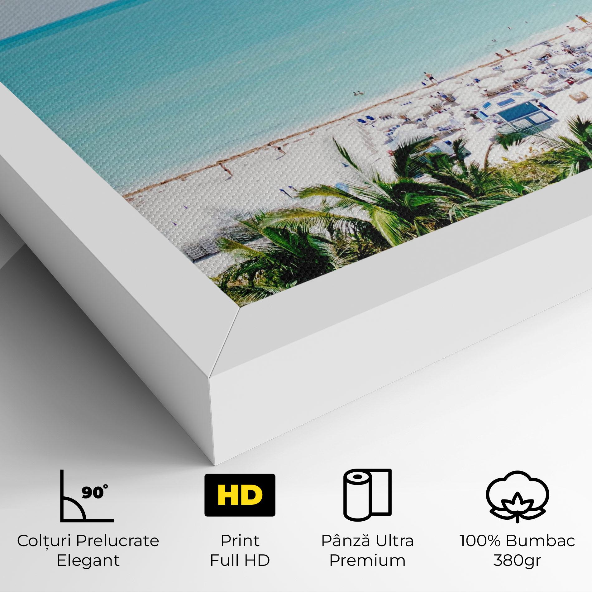 Tablou Canvas Blue Clear Water mockup 4