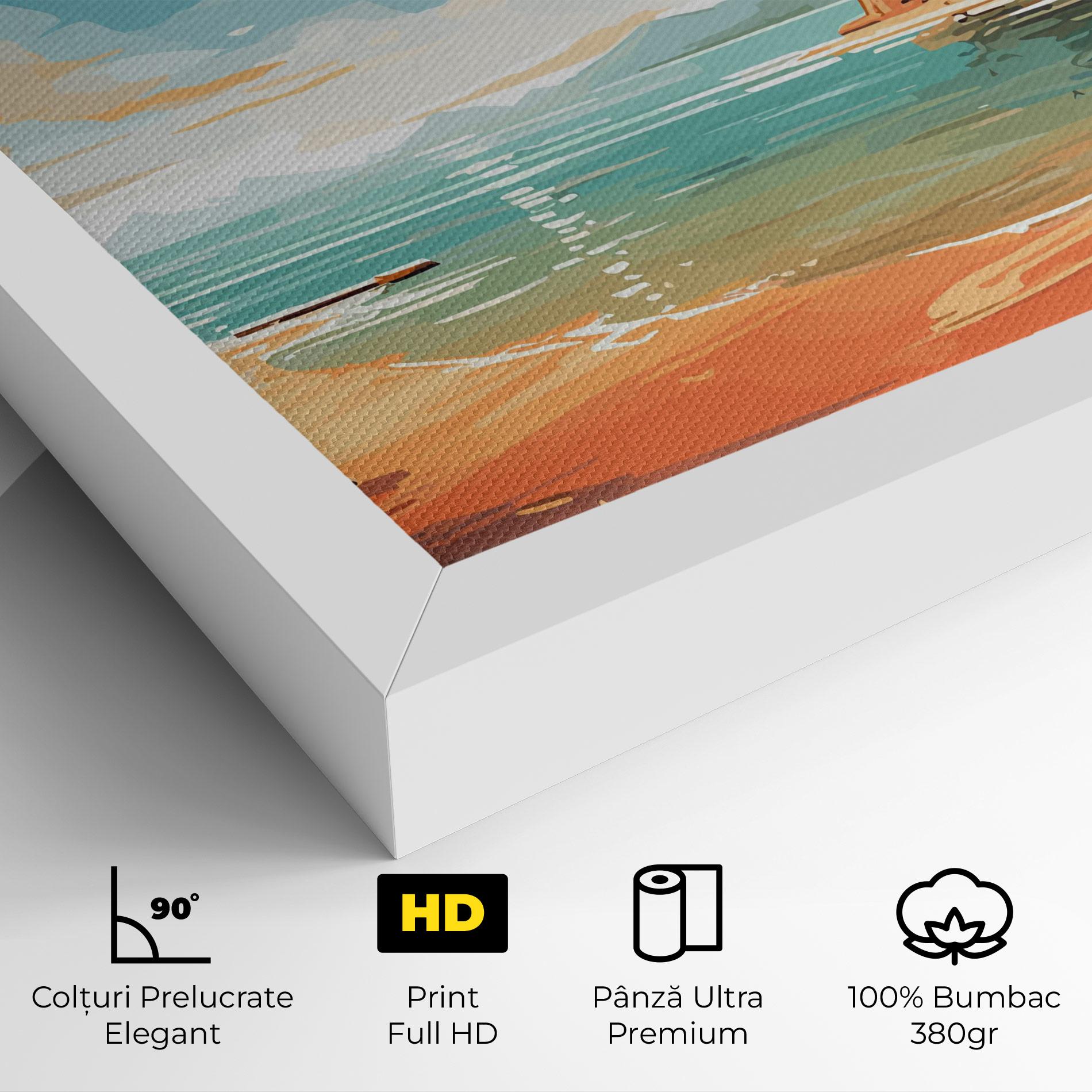 Tablou Canvas Blue Sky Beach mockup 4