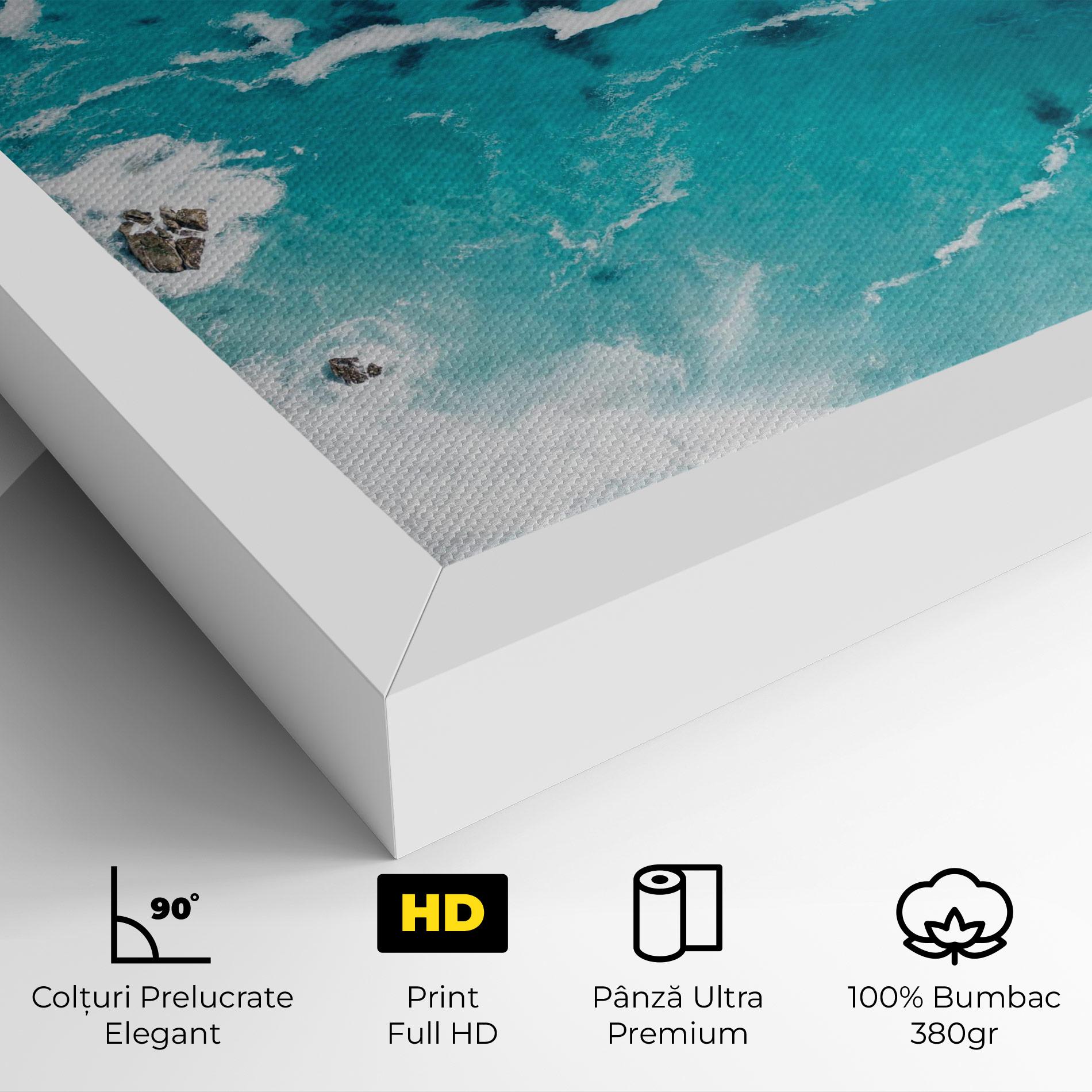 Tablou Canvas Blue Water Beach mockup 4