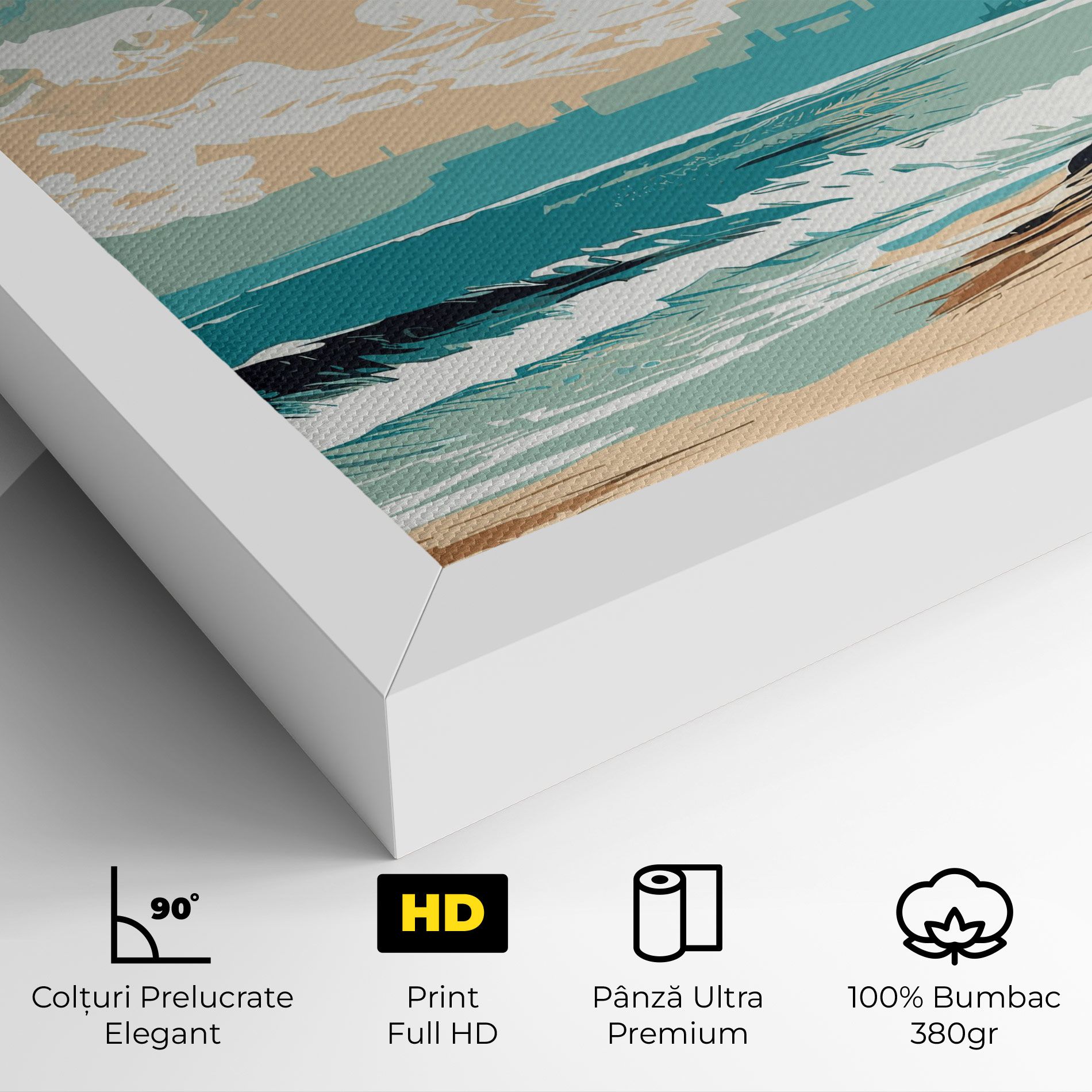 Cream Blue Beach mockup 4