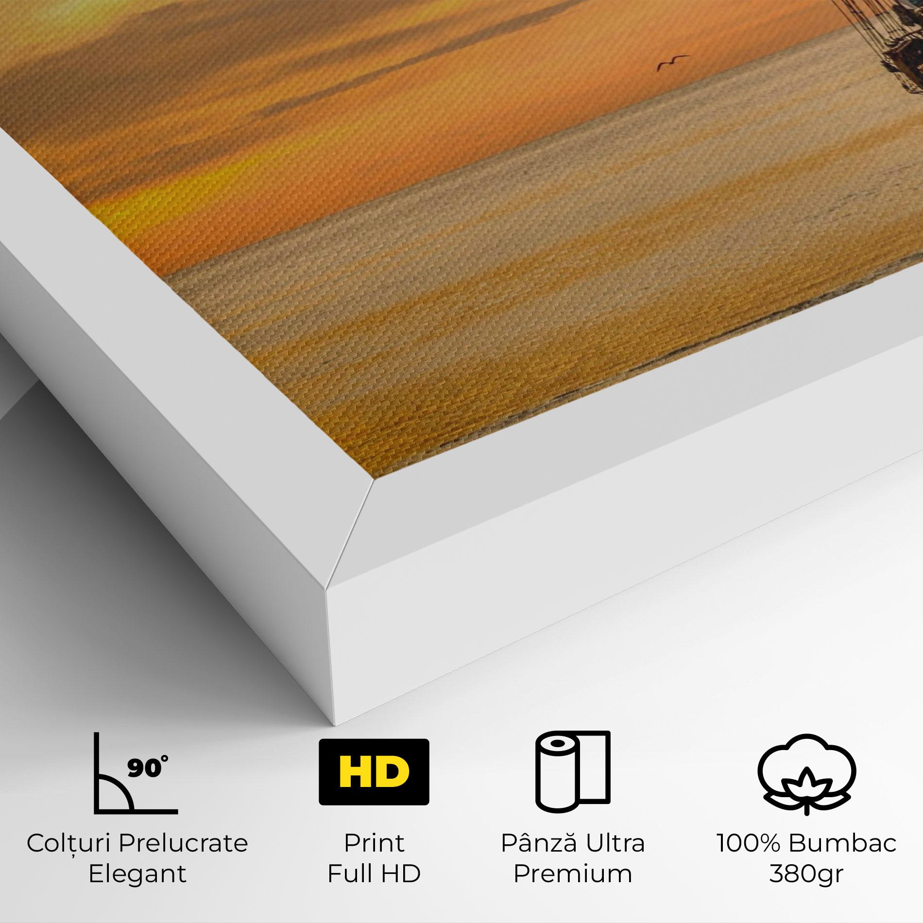 Tablou Canvas Sunset Over The Sea mockup 4