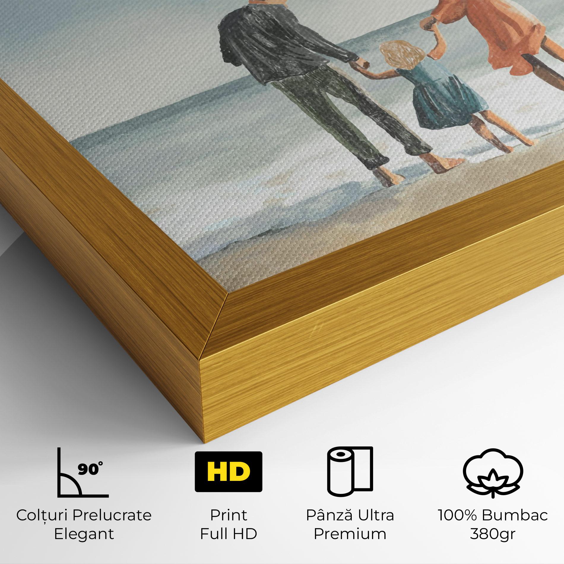 Tablou Canvas Beach Family mockup 4
