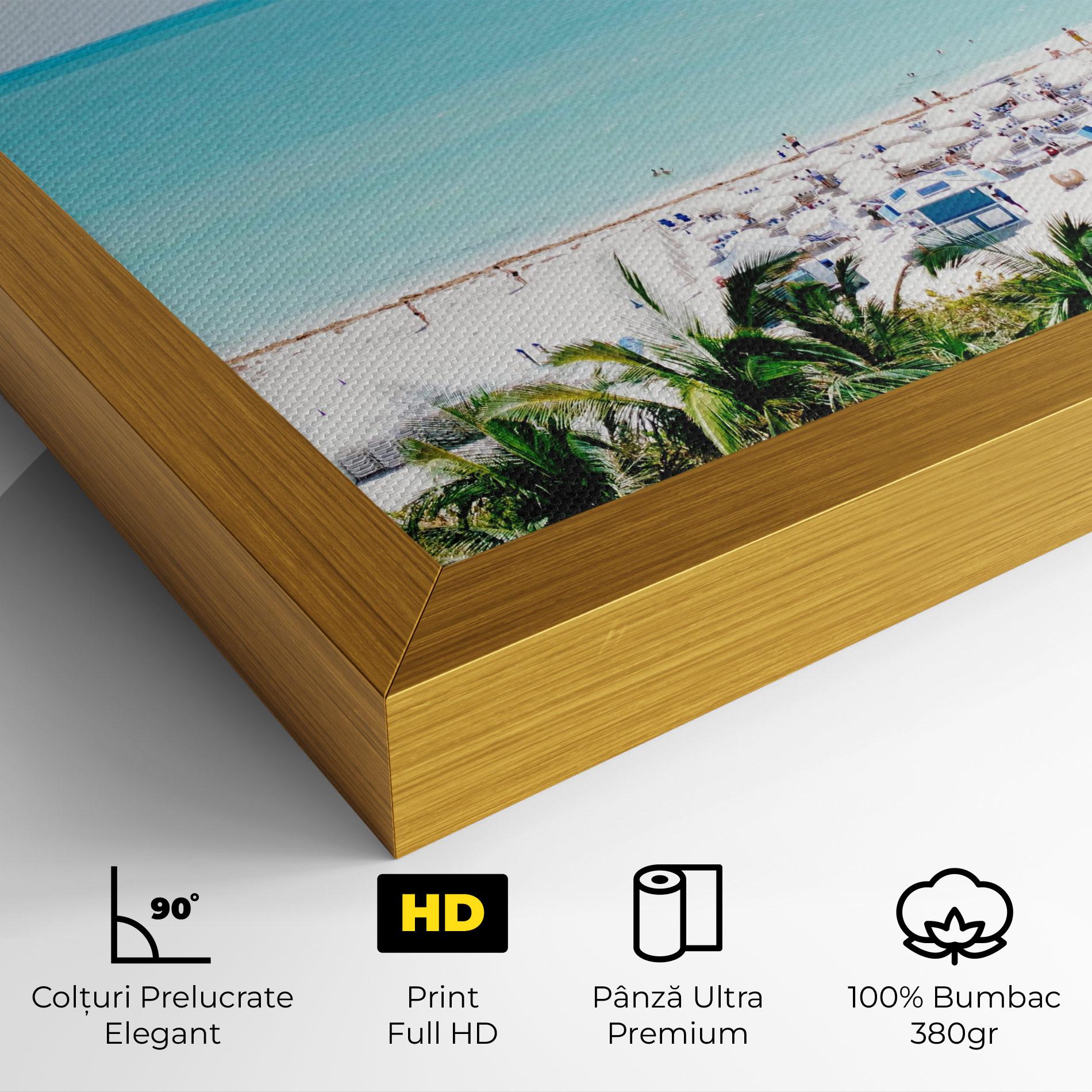 Tablou Canvas Blue Clear Water mockup 4