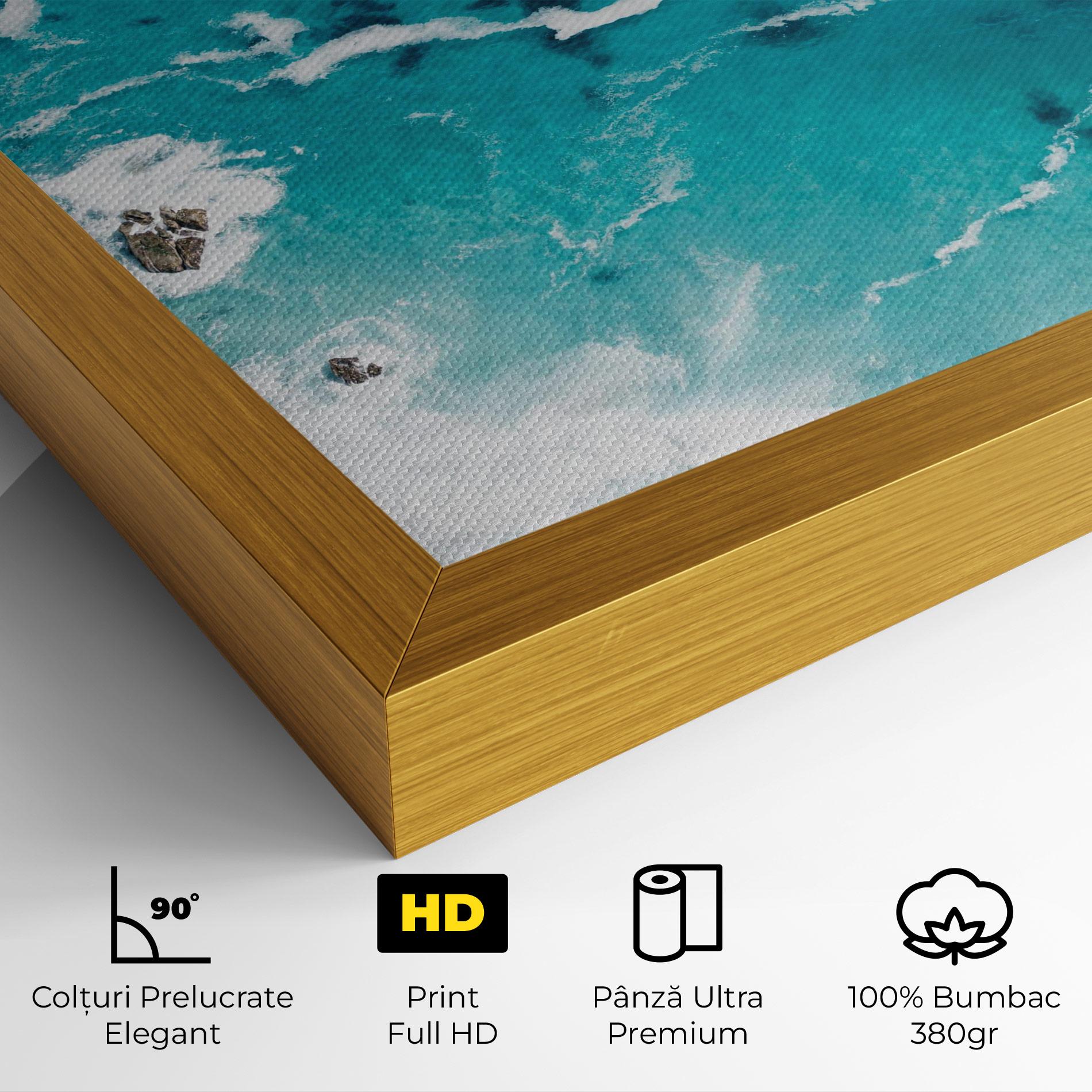 Tablou Canvas Blue Water Beach mockup 4