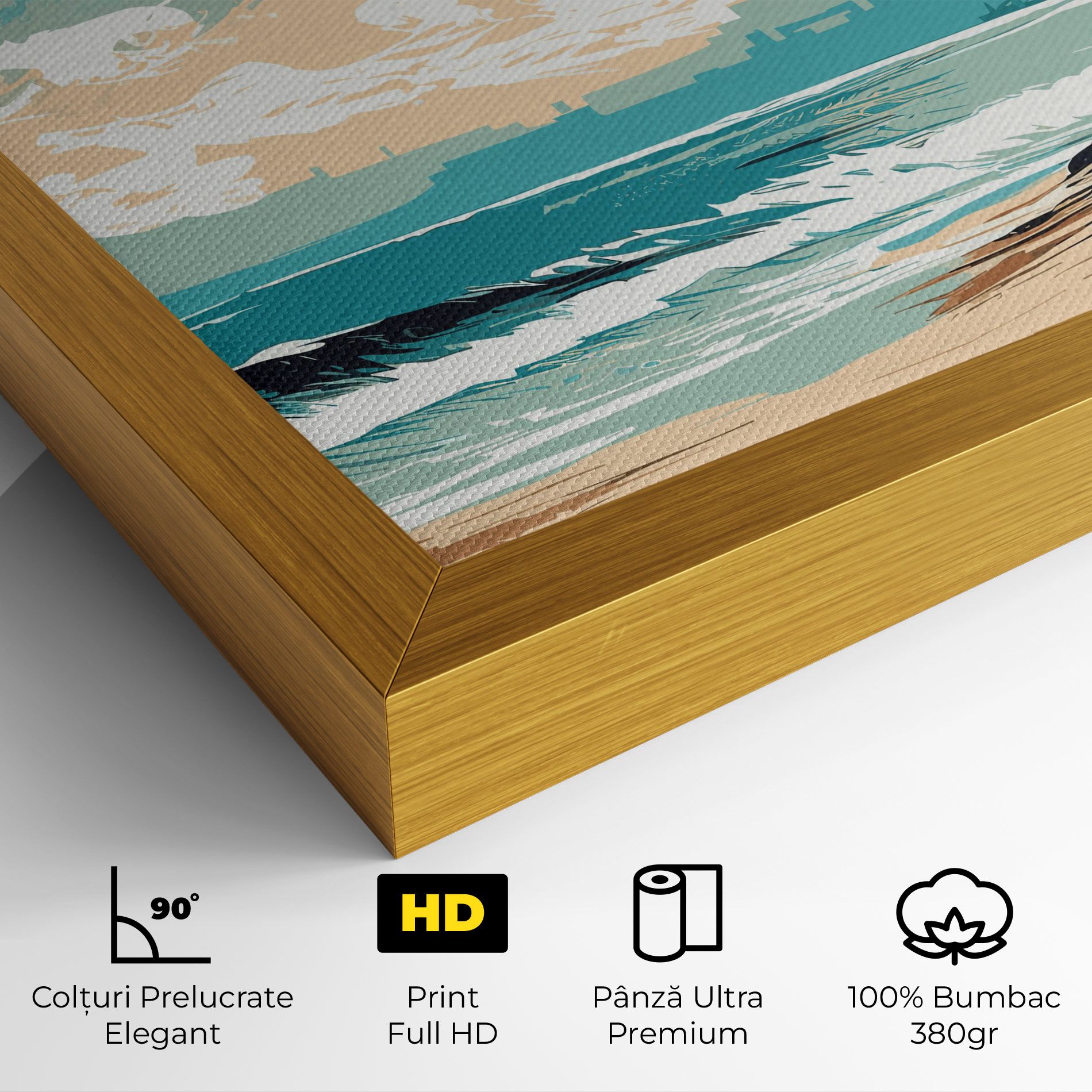 Cream Blue Beach mockup 4