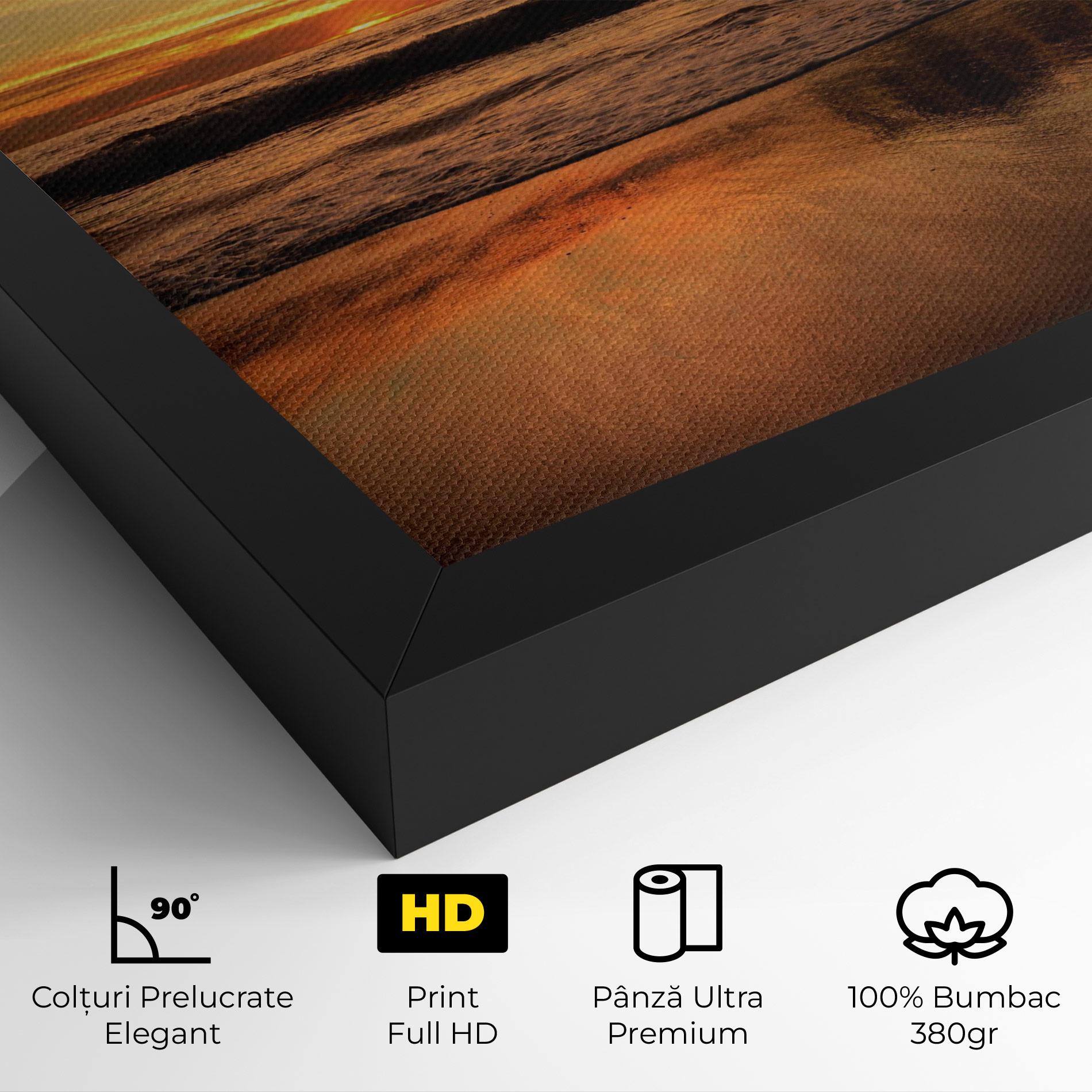 Tablou Canvas Beach Sunset View mockup 4