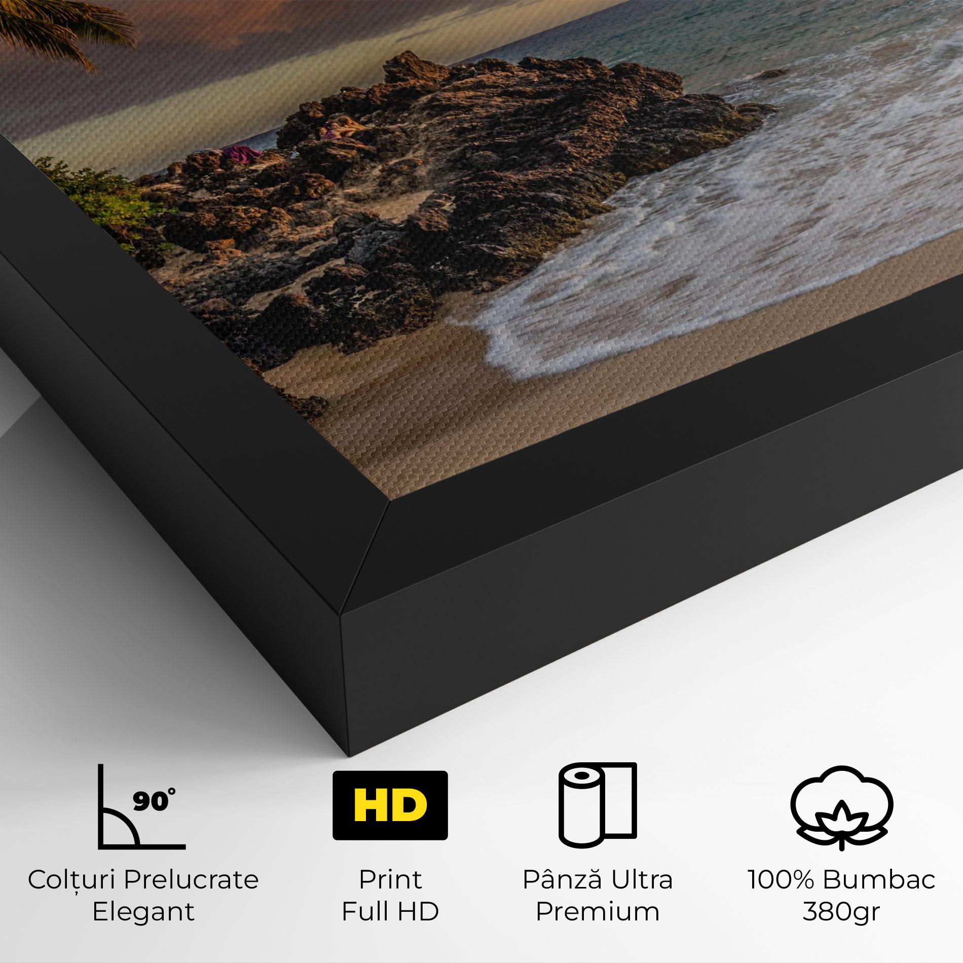Tablou Canvas Beautiful Beach Landscape mockup 4