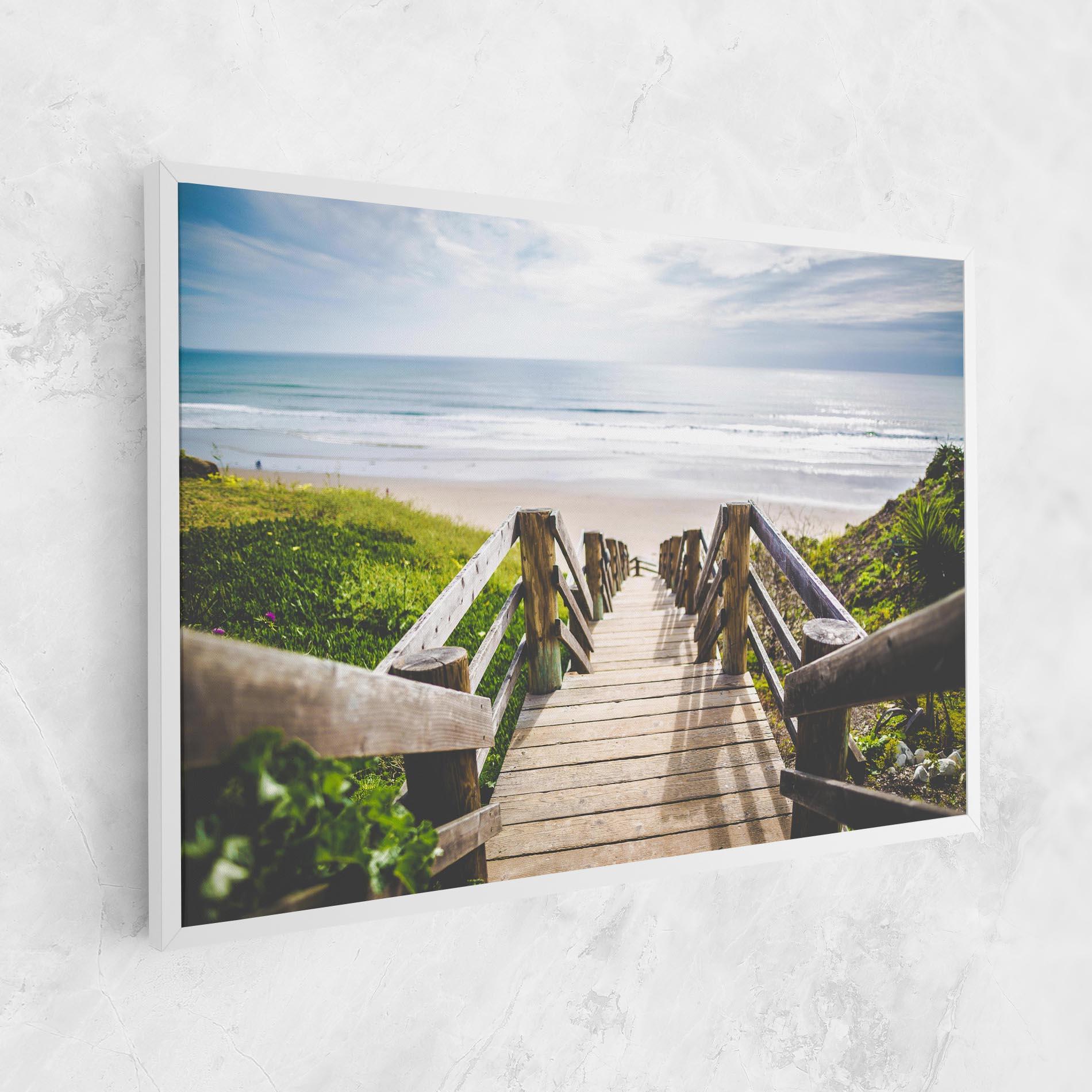 Tablou Canvas Beach Road mockup 1