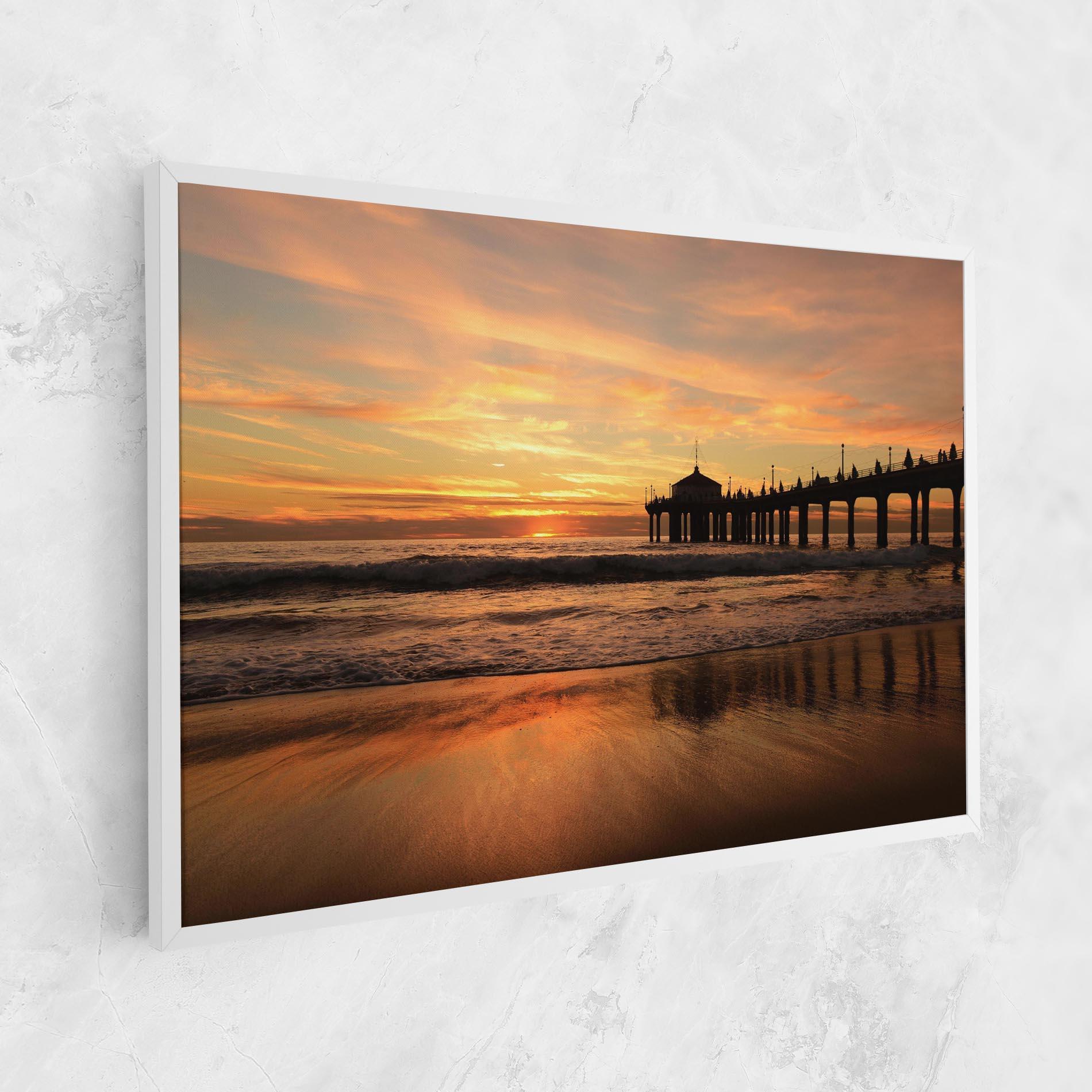 Tablou Canvas Beach Sunset View mockup 1