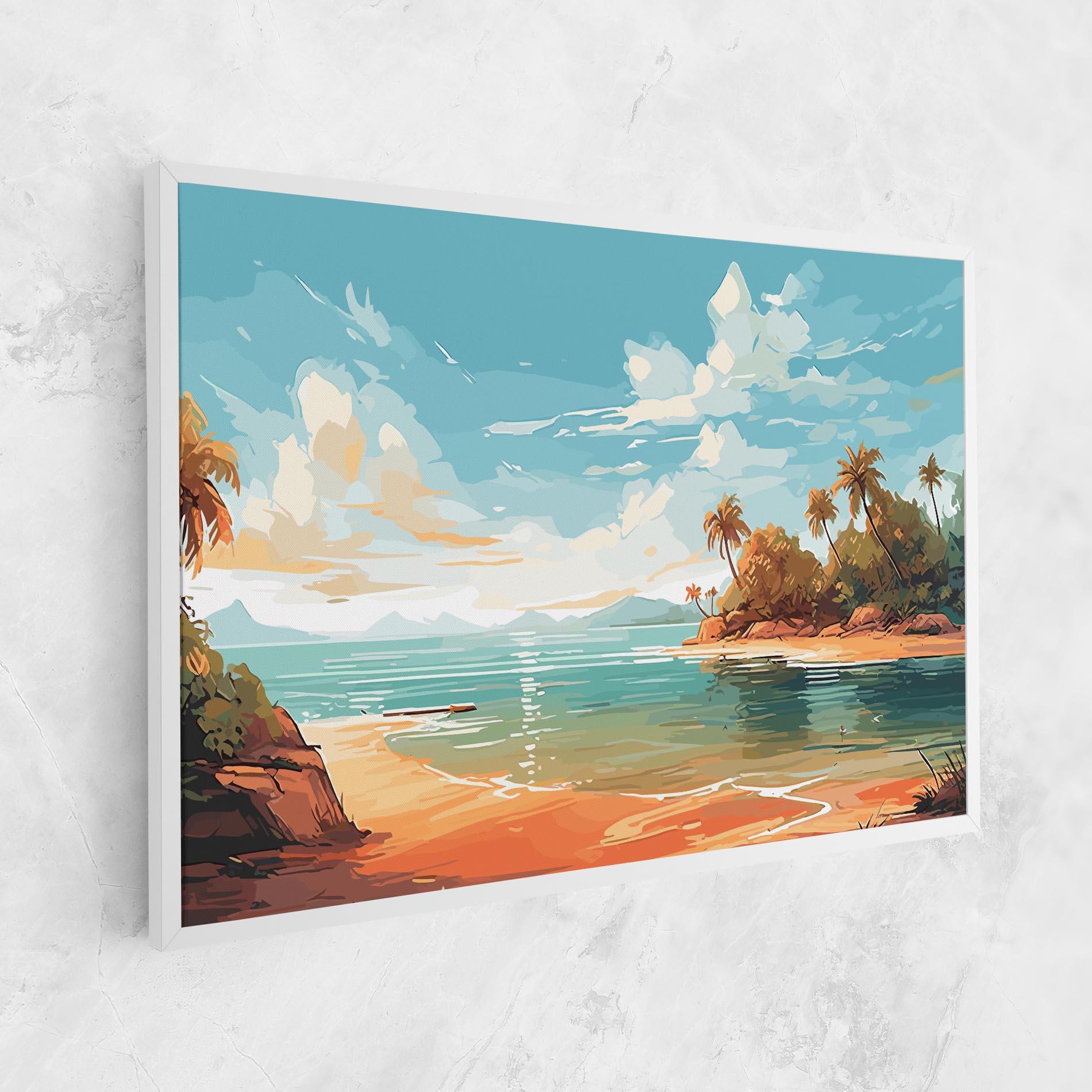 Tablou Canvas Blue Sky Beach mockup 1