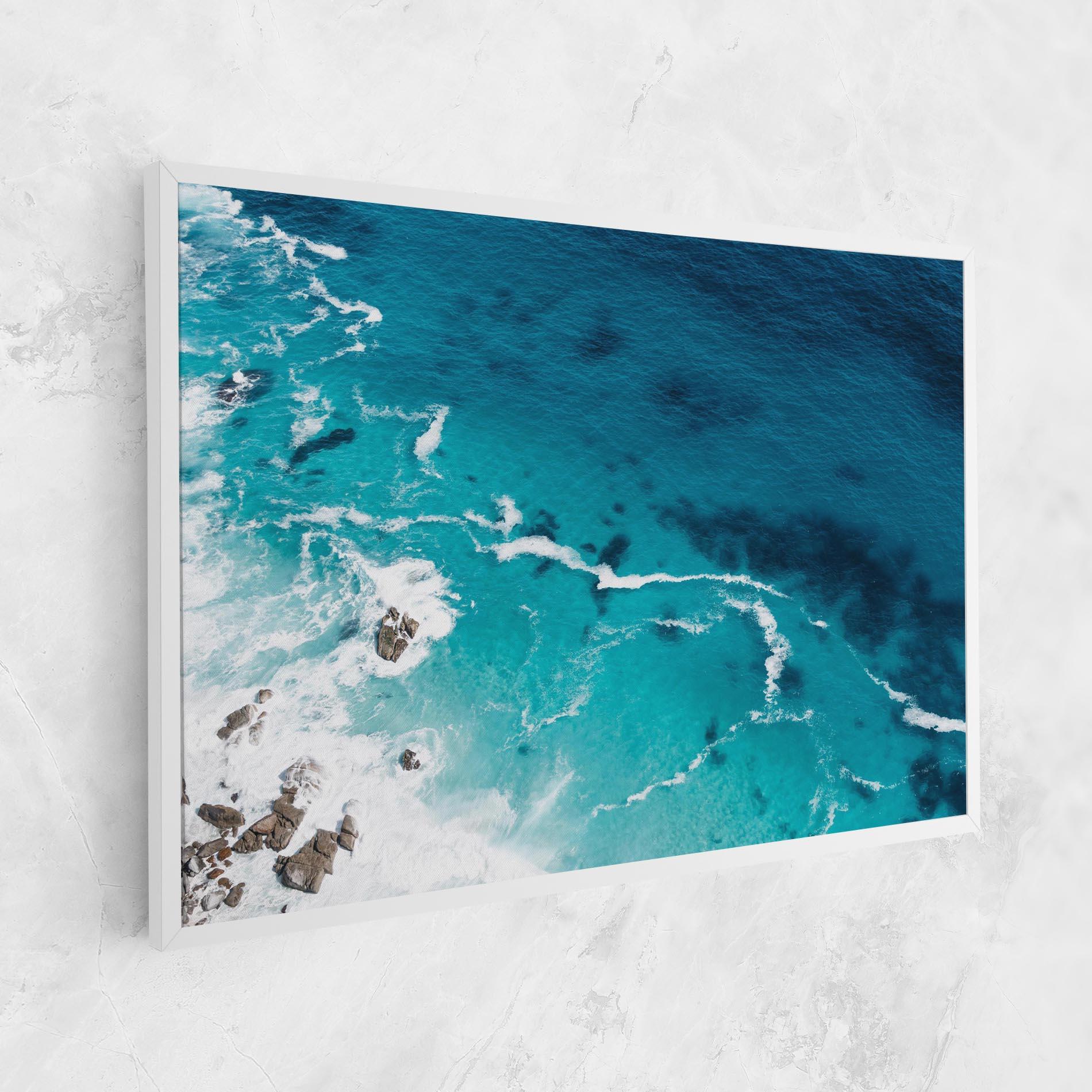 Tablou Canvas Blue Water Beach mockup 1