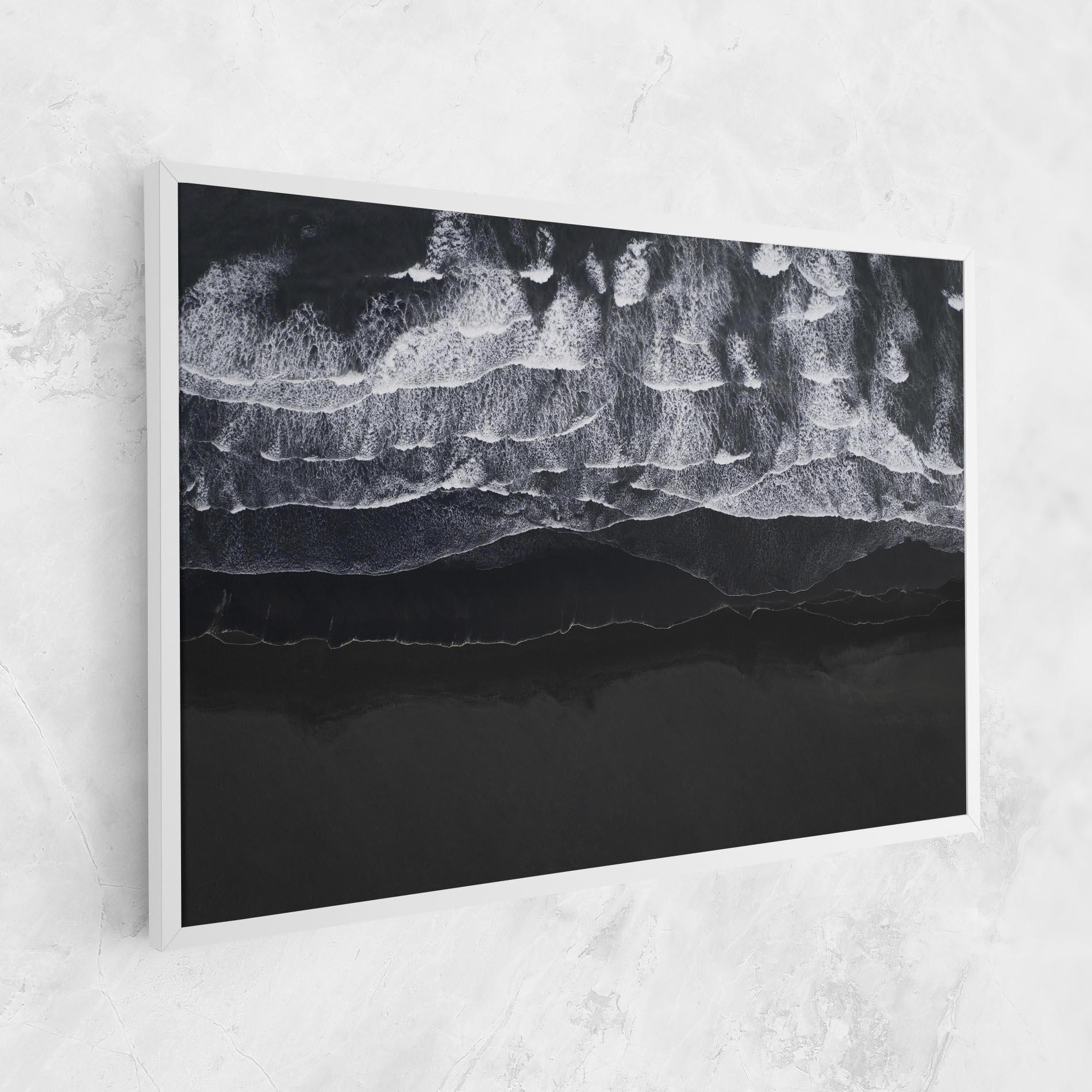 Tablou Canvas Grey Waves Beach mockup 1