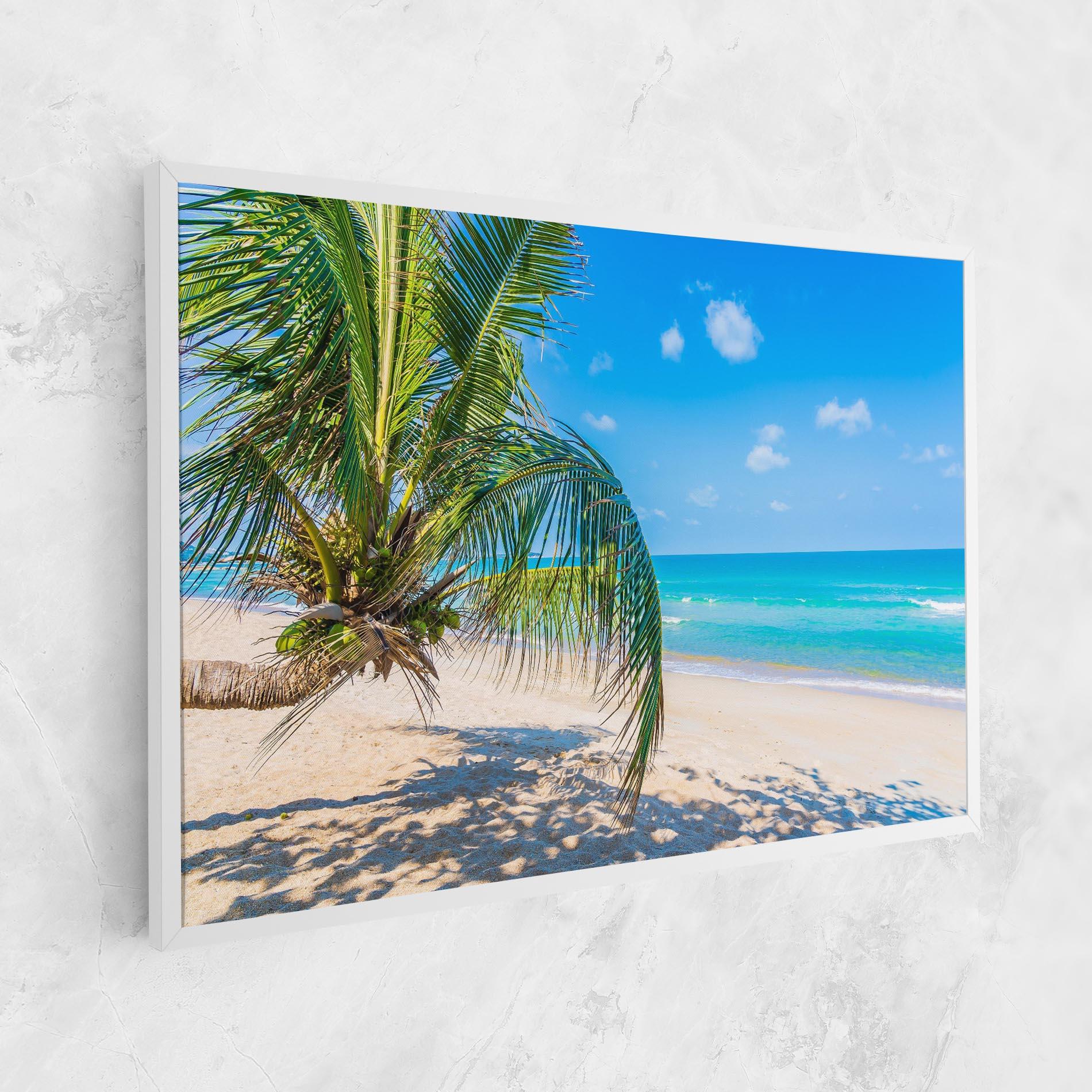 Tablou Canvas Tropical Beach View mockup 1