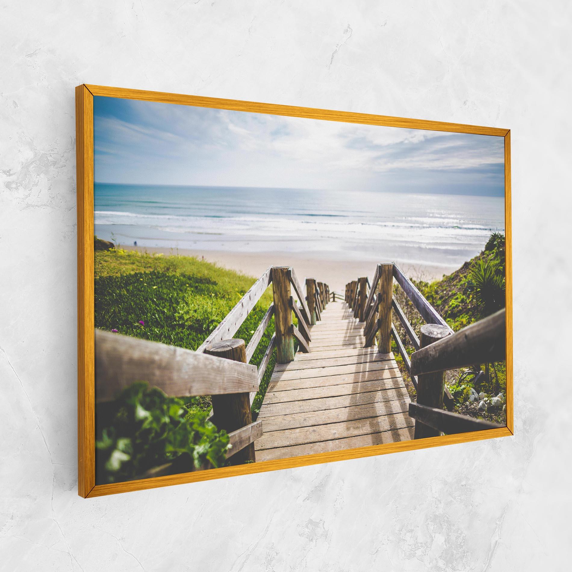 Tablou Canvas Beach Road mockup 1