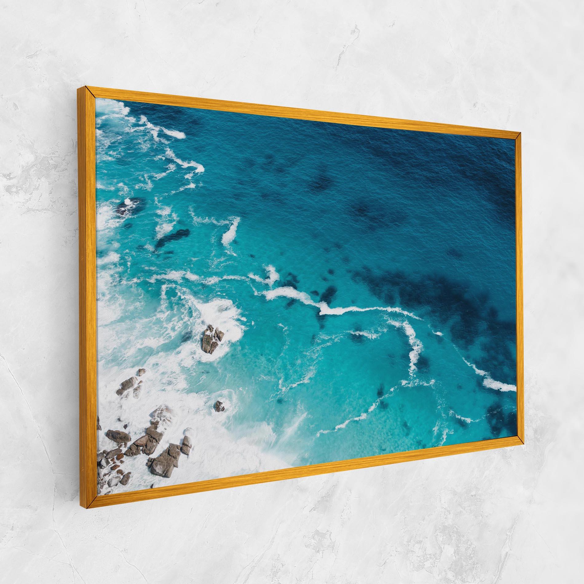 Tablou Canvas Blue Water Beach mockup 1