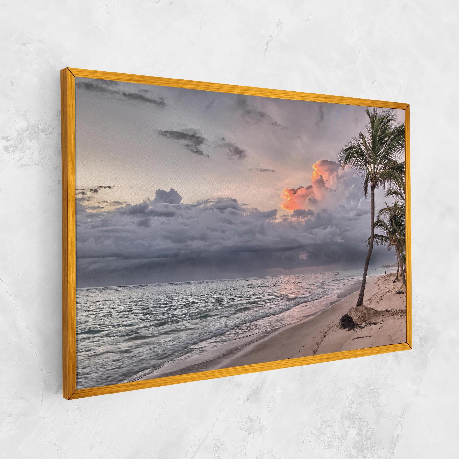 Tablou Canvas Cloudy Beach mockup 1