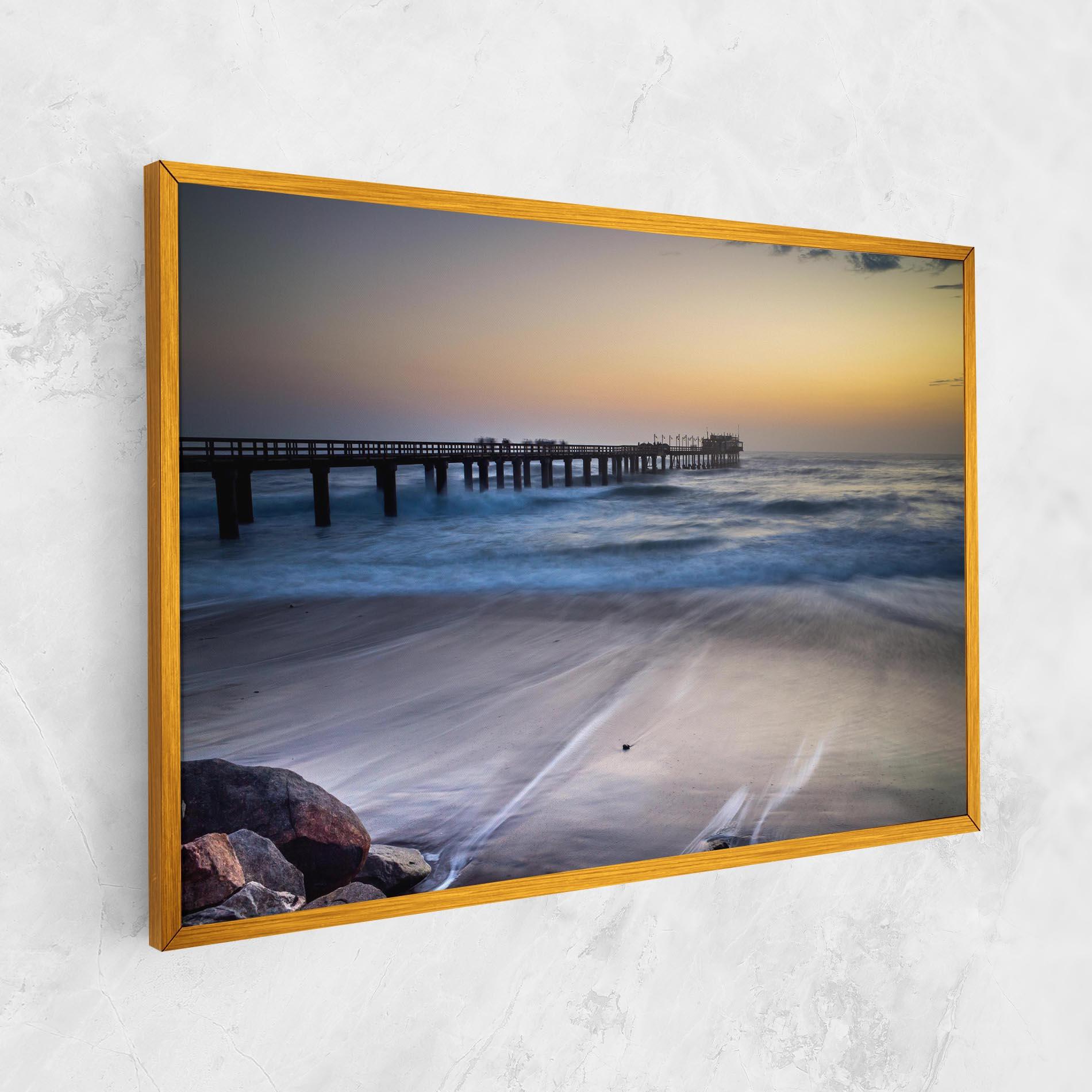 Tablou Canvas Empty Pretty Beach mockup 1