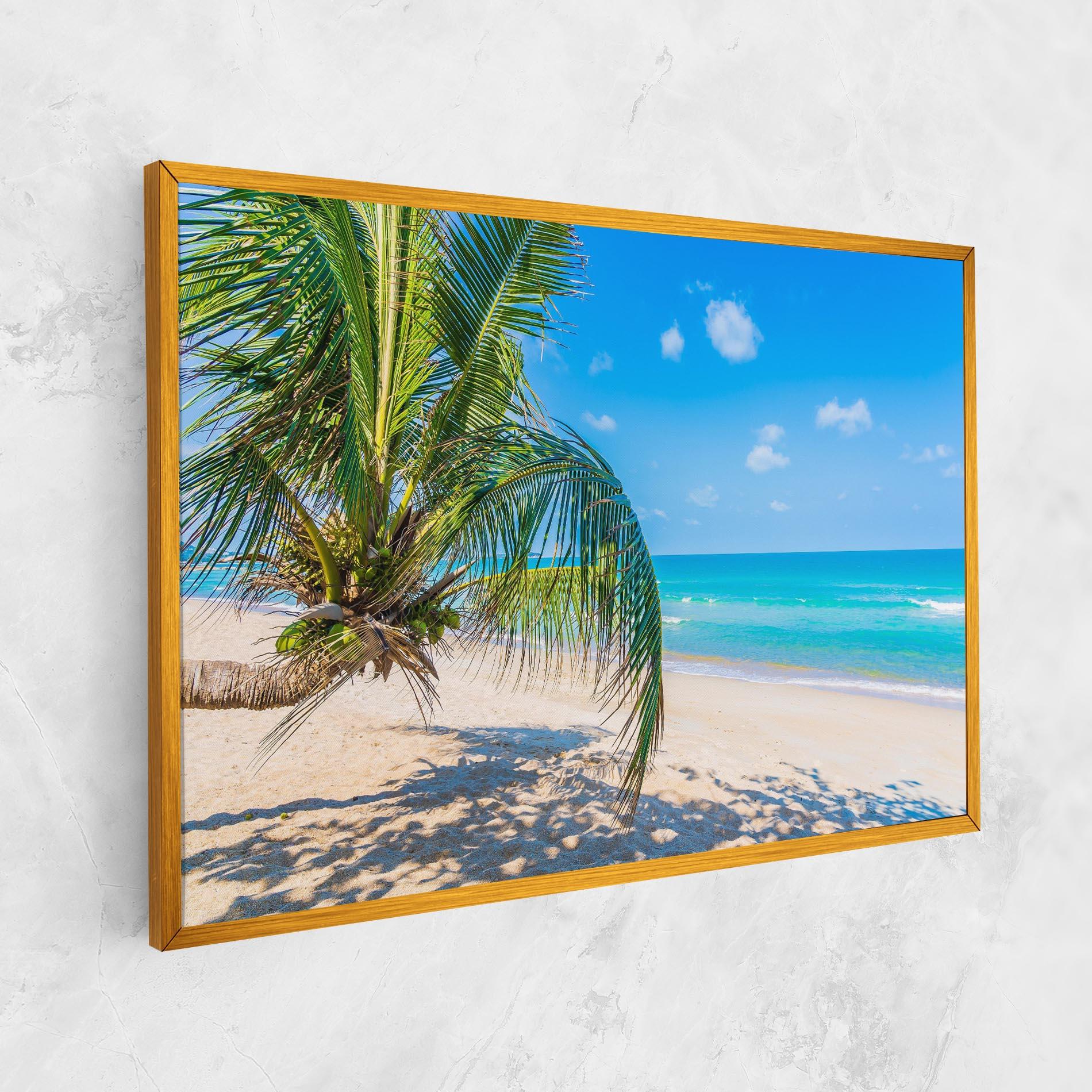 Tablou Canvas Tropical Beach View mockup 1