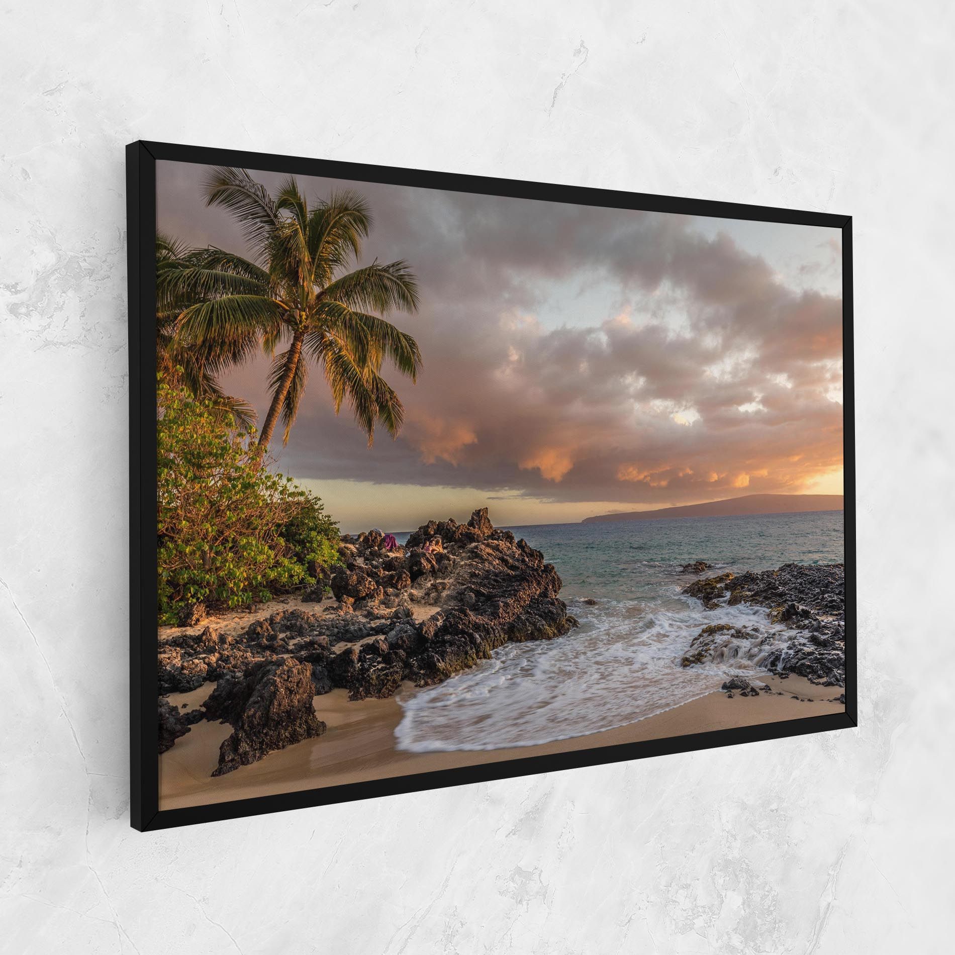 Beautiful Beach Landscape mockup 1