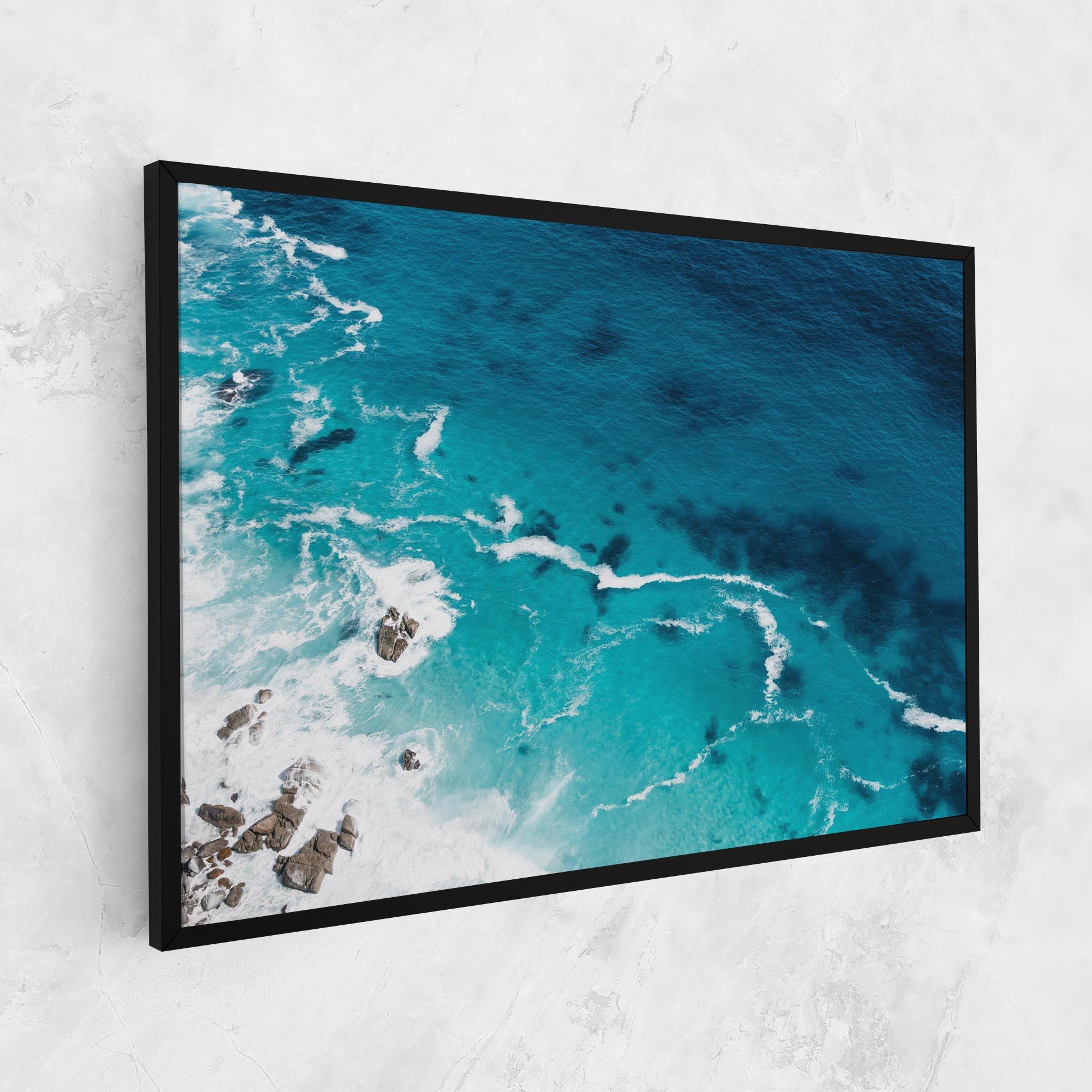 Tablou Canvas Blue Water Beach mockup 1