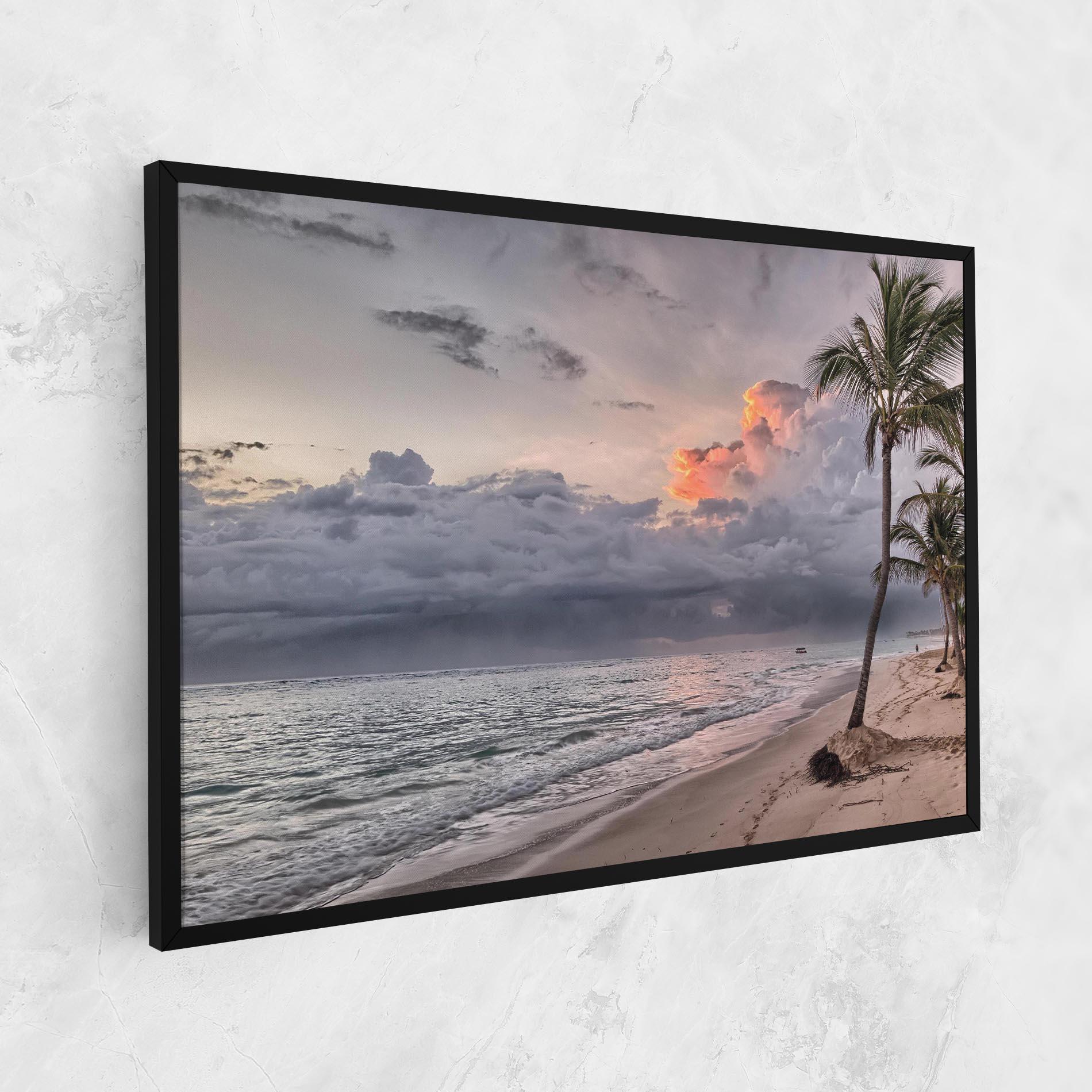 Tablou Canvas Cloudy Beach mockup 1