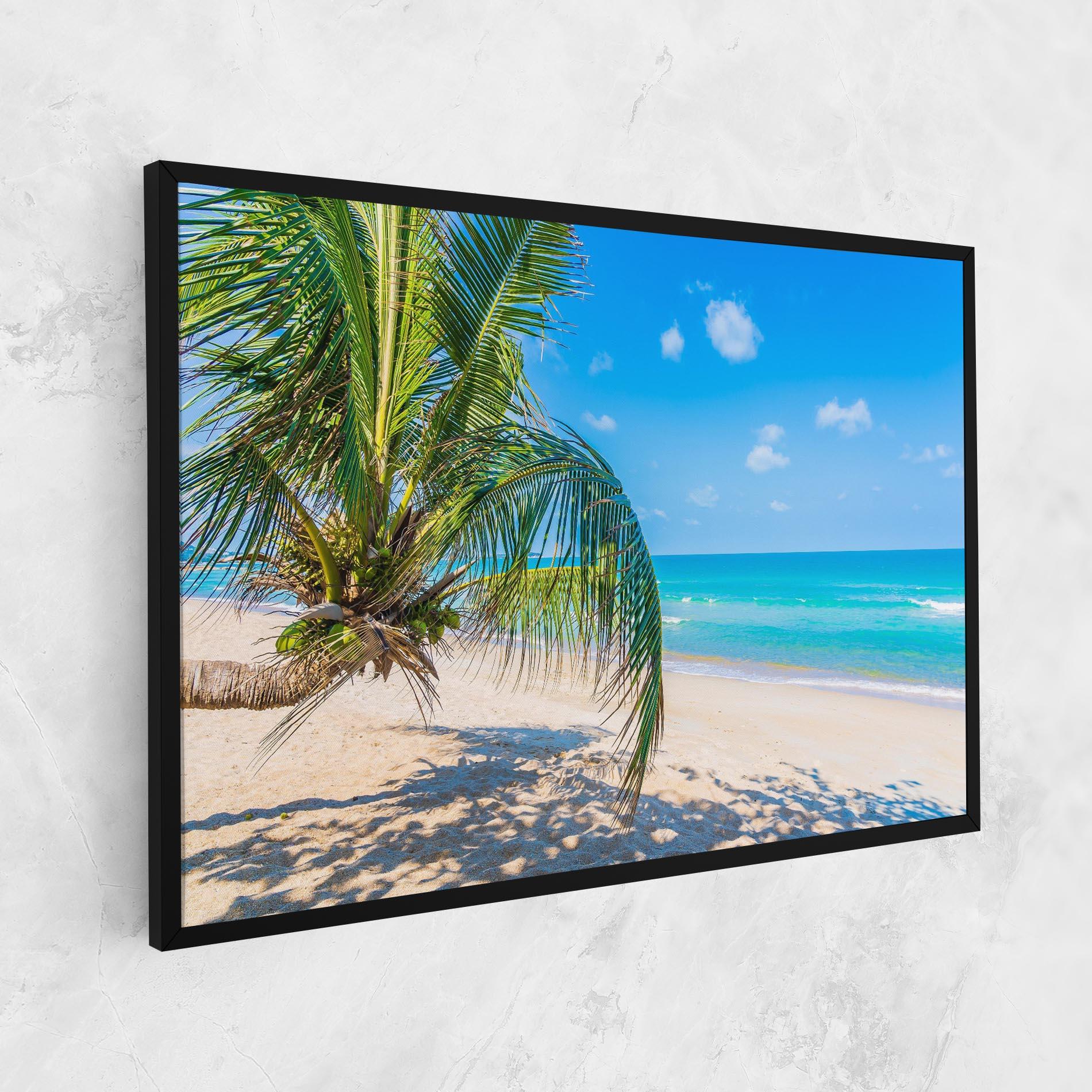 Tablou Canvas Tropical Beach View mockup 1