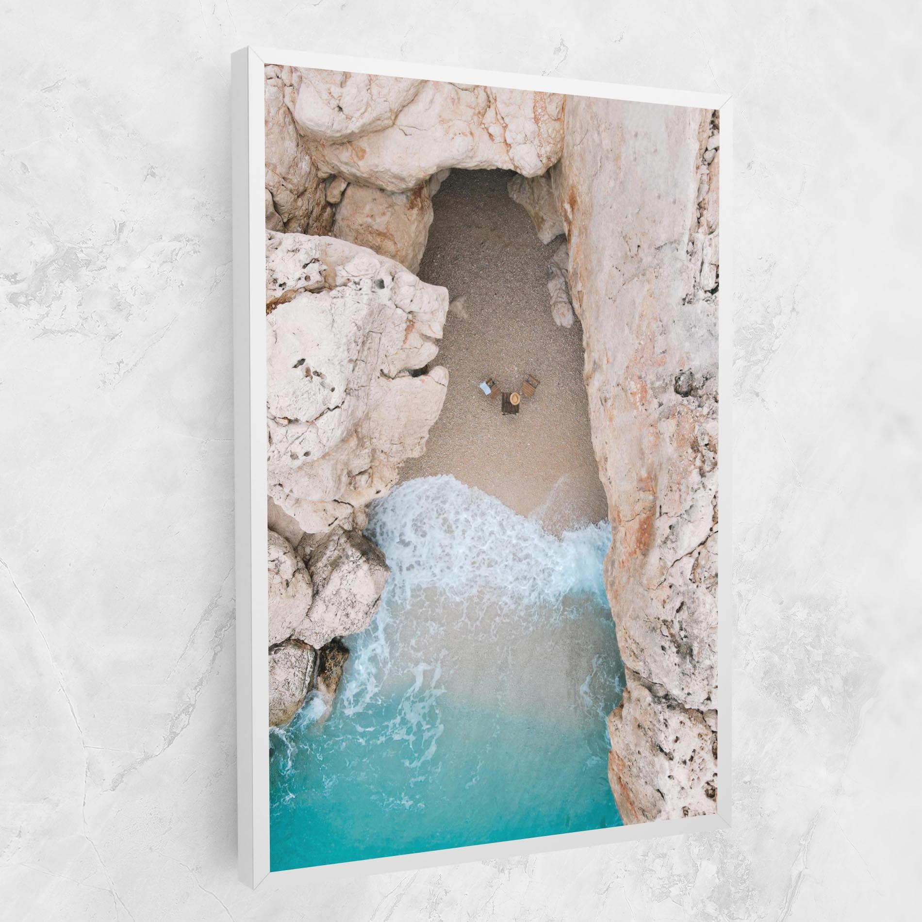 Tablou Canvas Private White Cave mockup 1