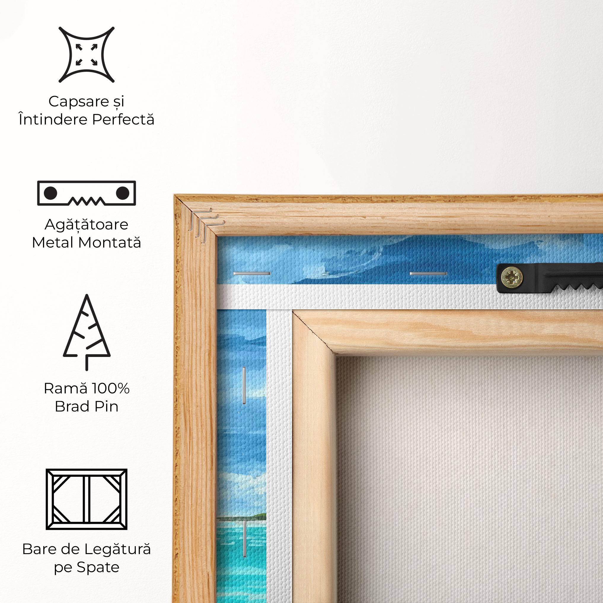 Tablou Canvas Beach Painting Art mockup 5