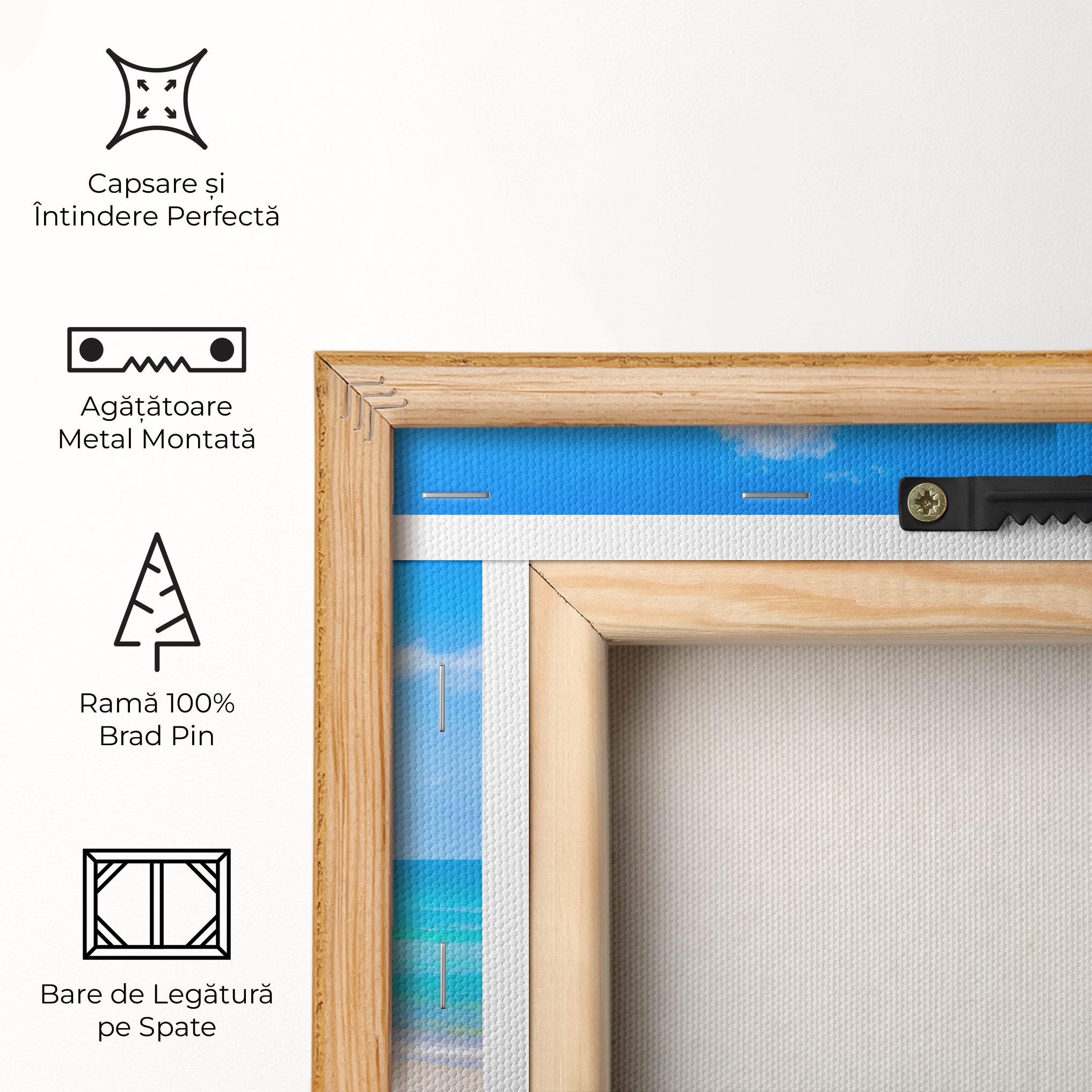 Tablou Canvas Tropical Beach View mockup 5