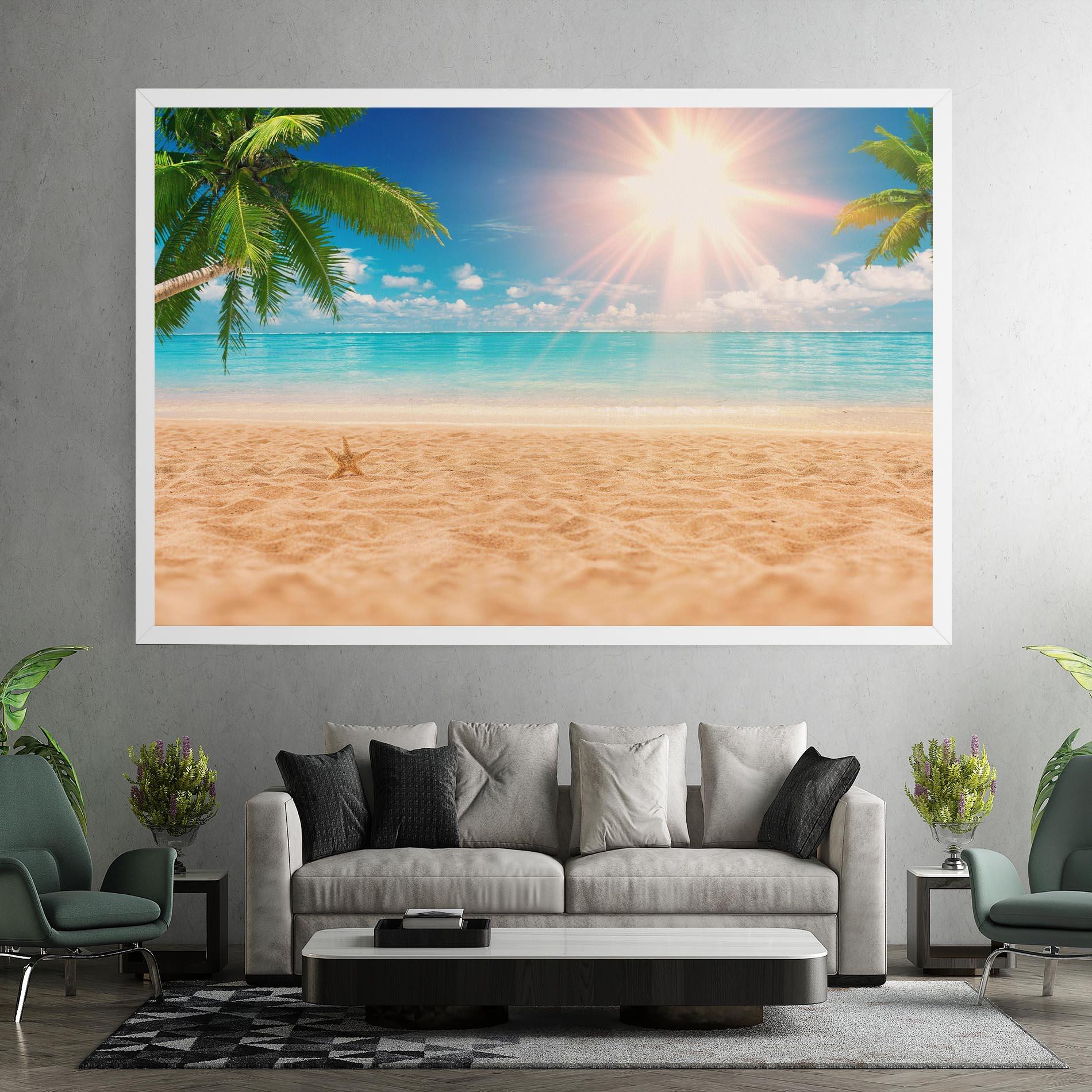 Tablou Canvas Exotic Beach Ocean mockup 7