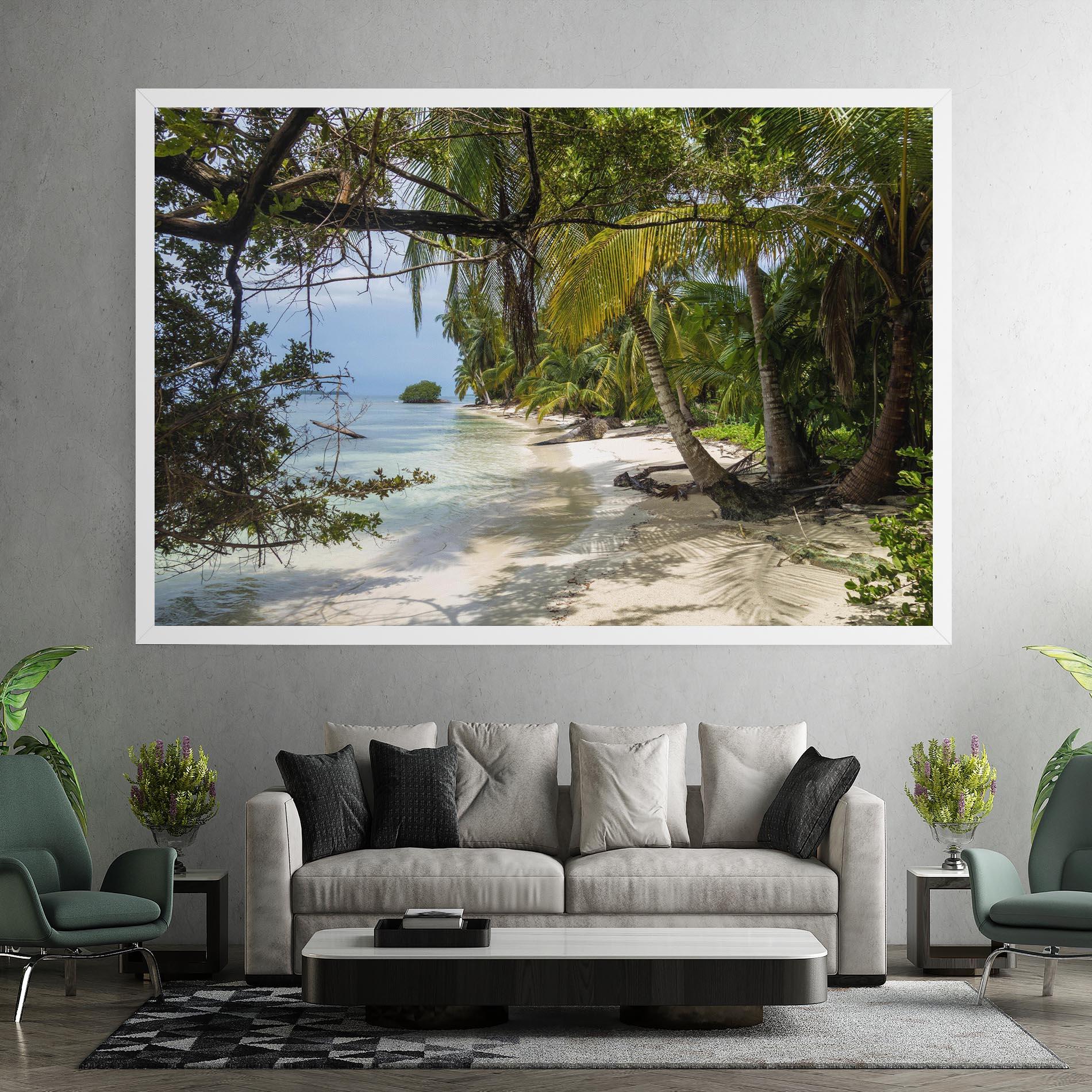 Tablou Canvas Island Beach mockup 7