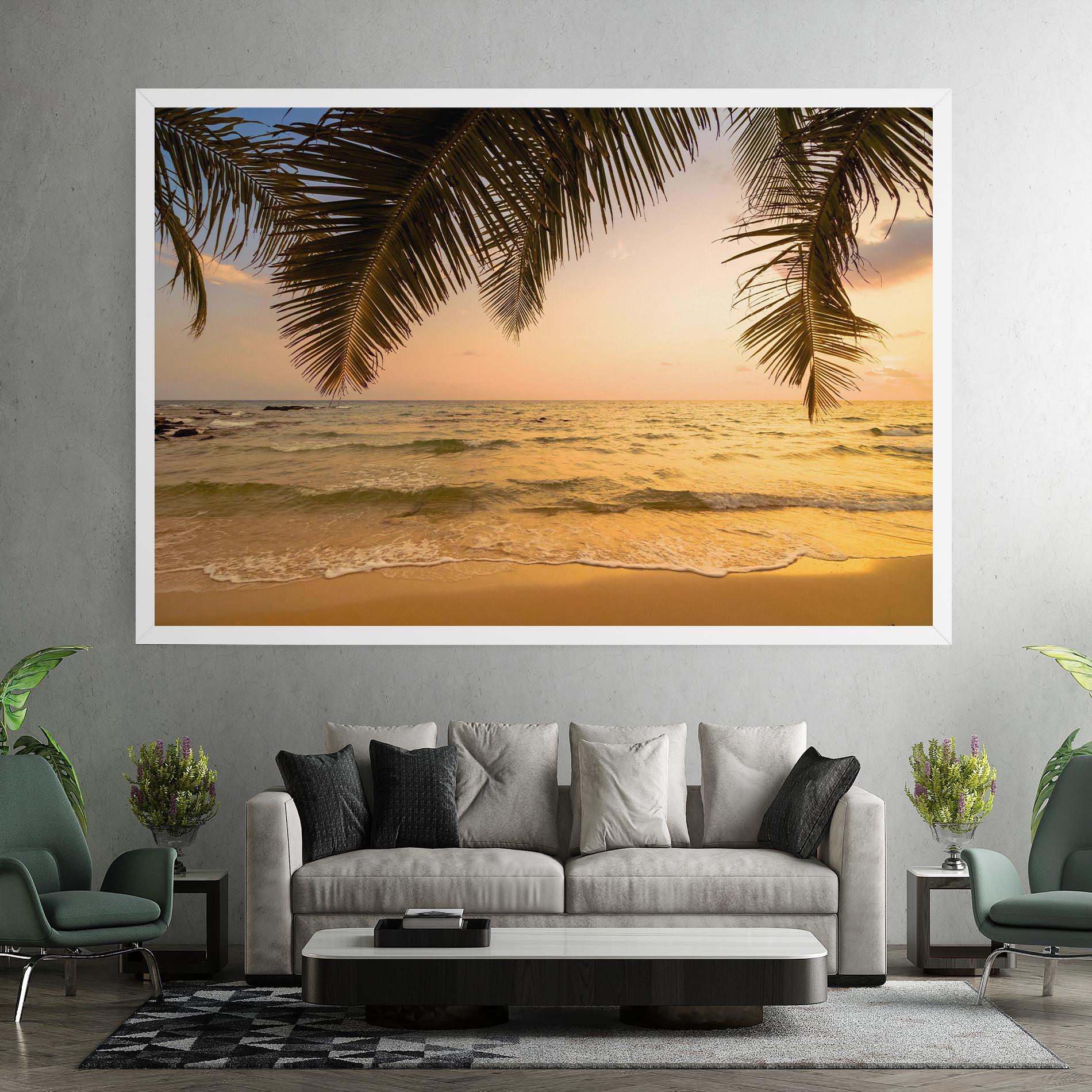 Tablou Canvas Paradise Island mockup 7